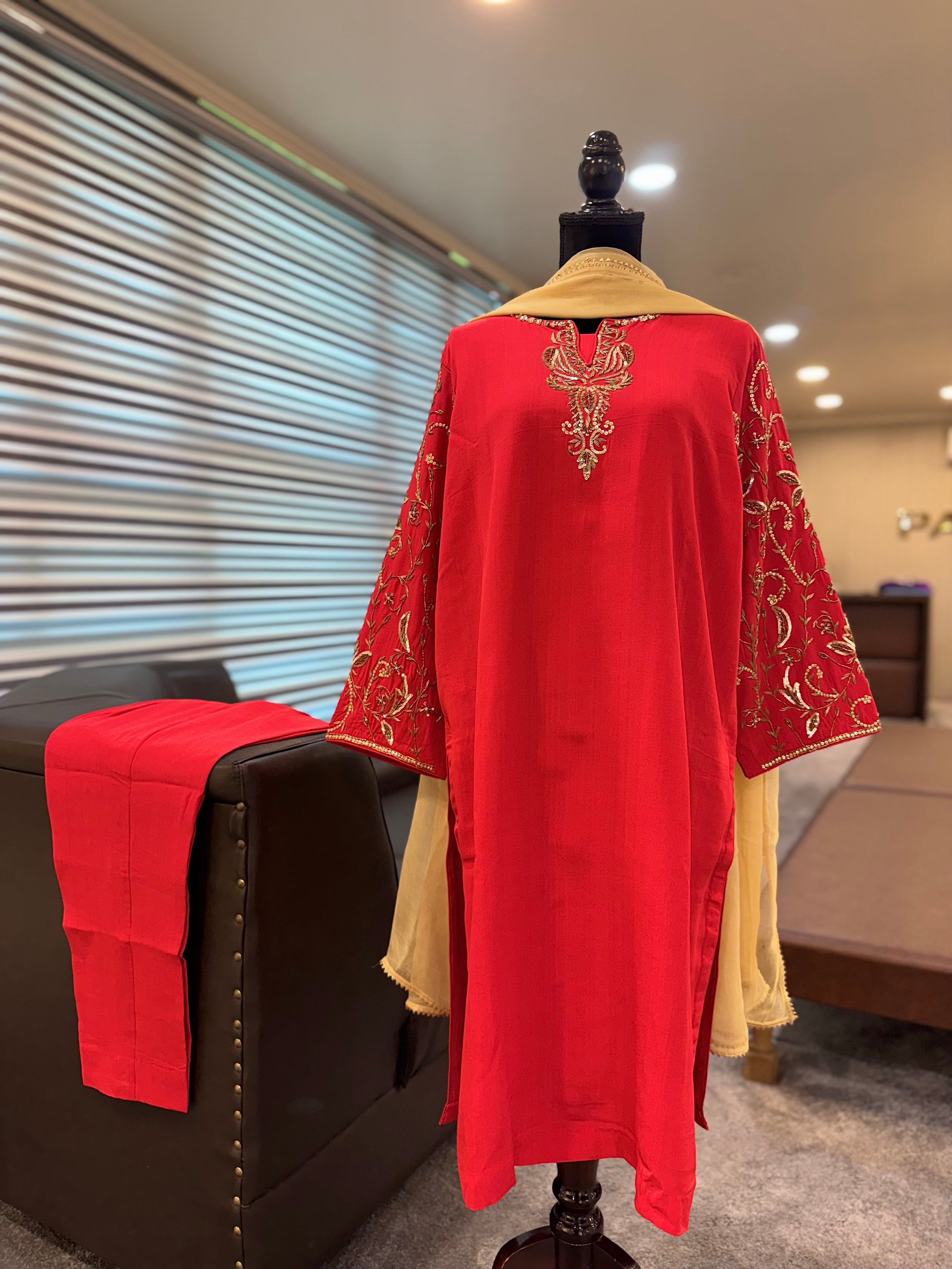 Pure crepe Suit PBKS(132) (3pc)