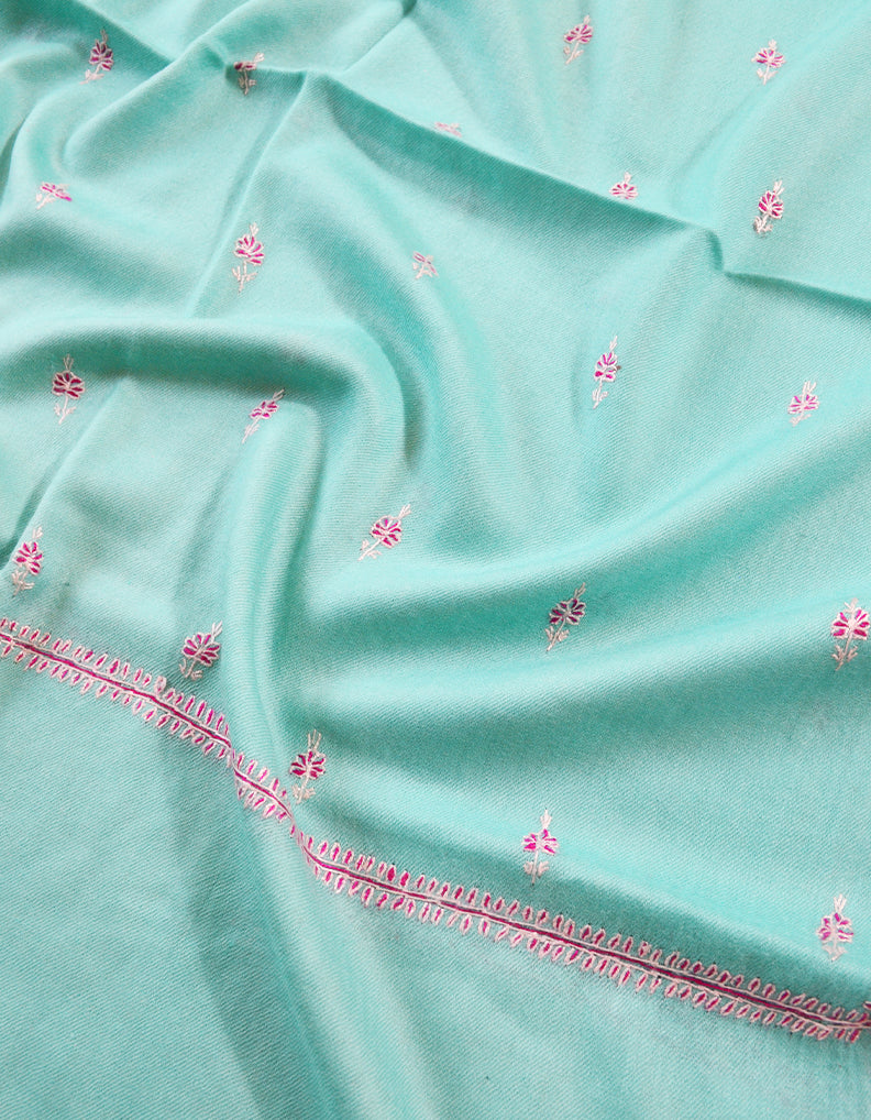 tiffany embroidery wool stole 0154