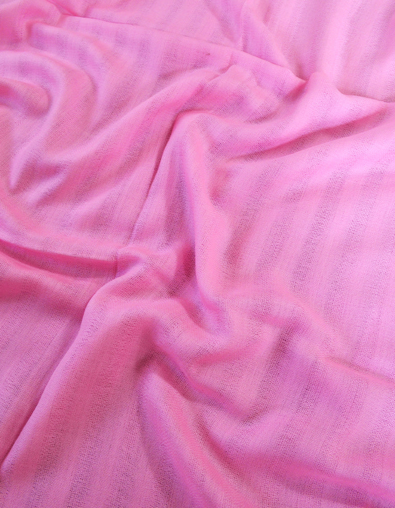 pink striped wool stole 0198