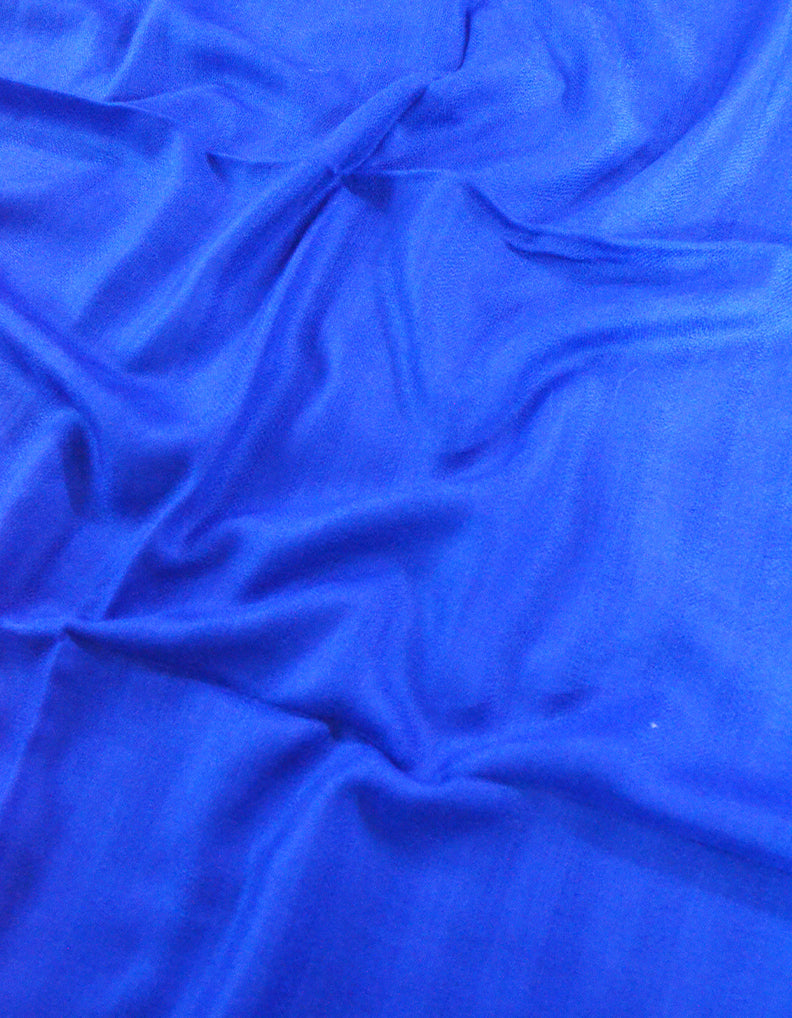 blue striped wool stole 0204