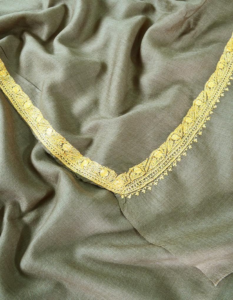 dark natural tilla wool shawl 0325