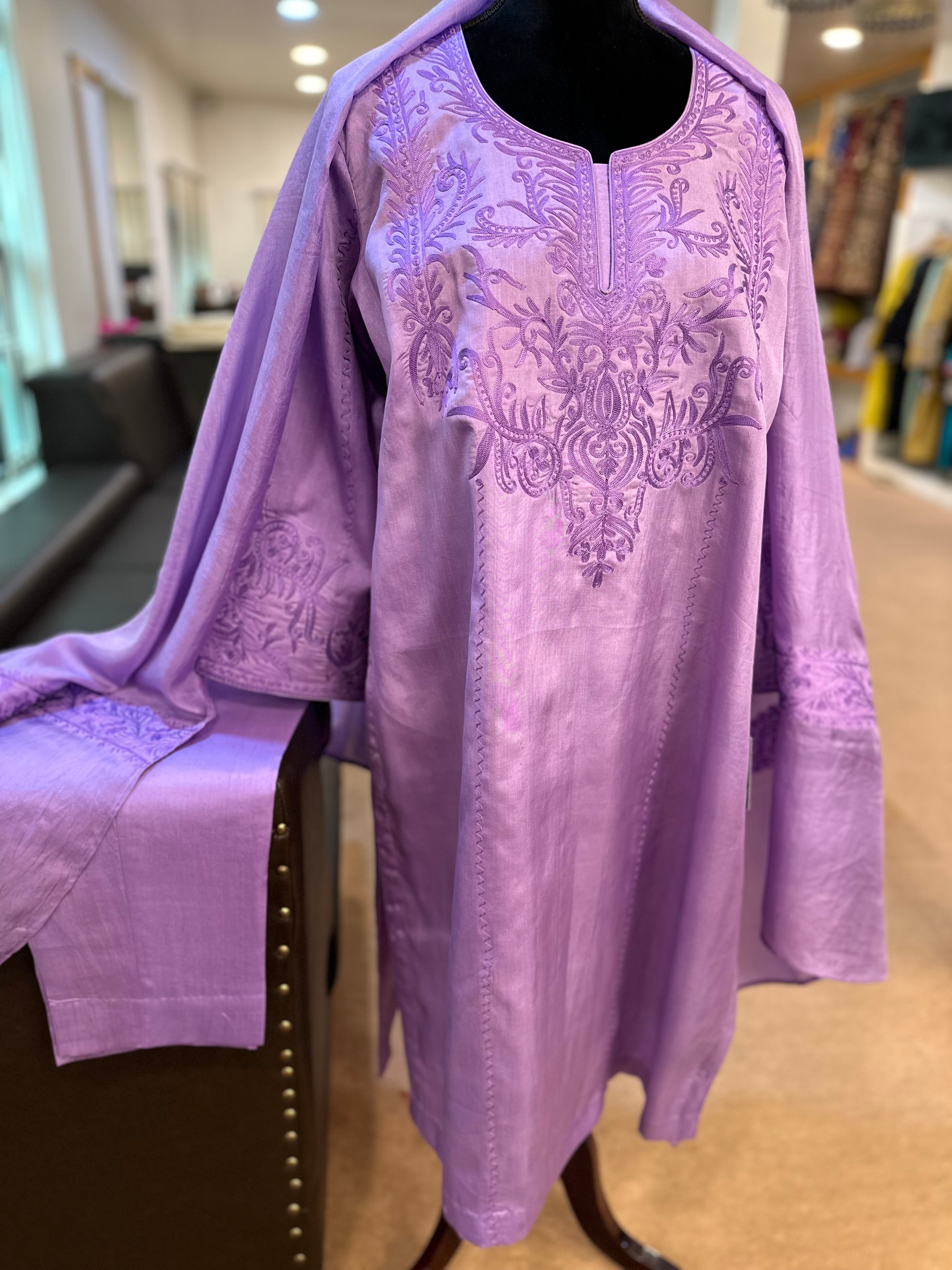 Puresilk 3 piece kurta set pbks112