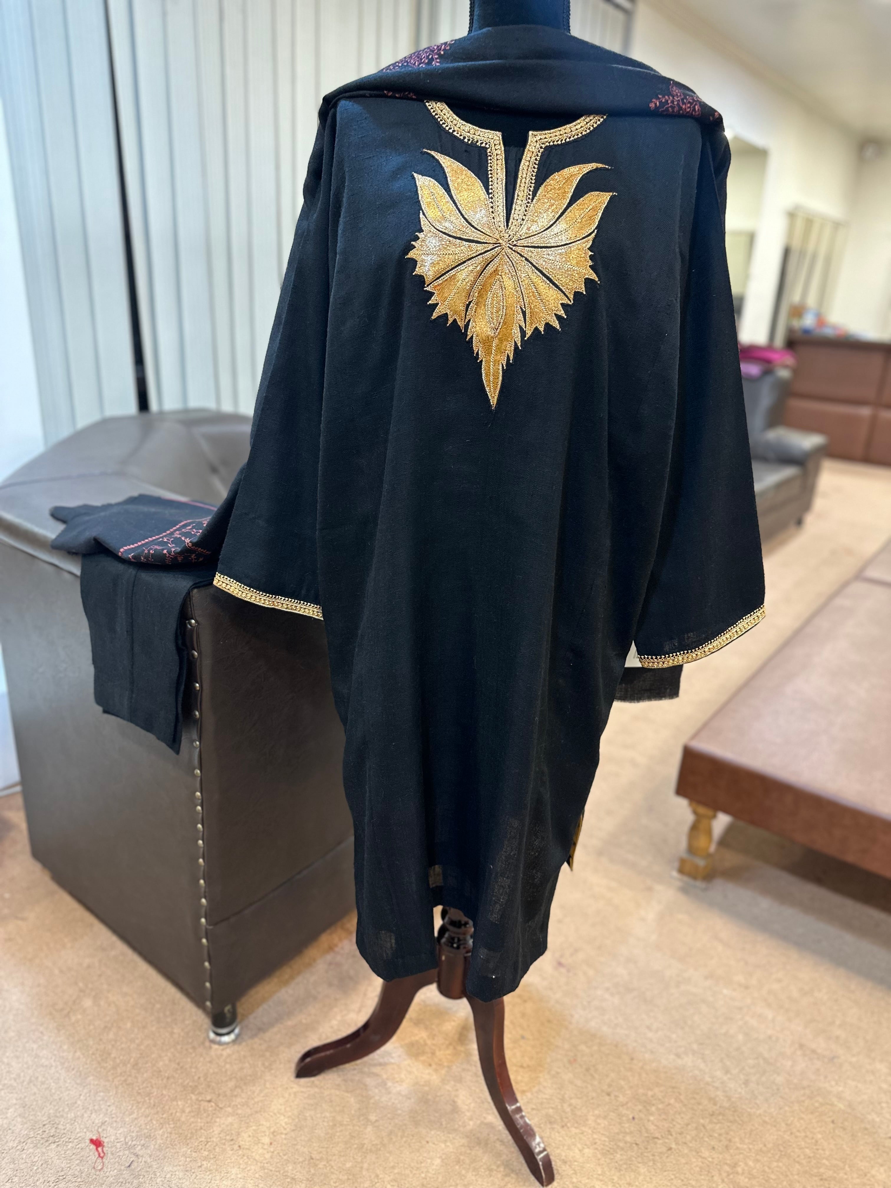 Purepashmina blend pheran set pwb488