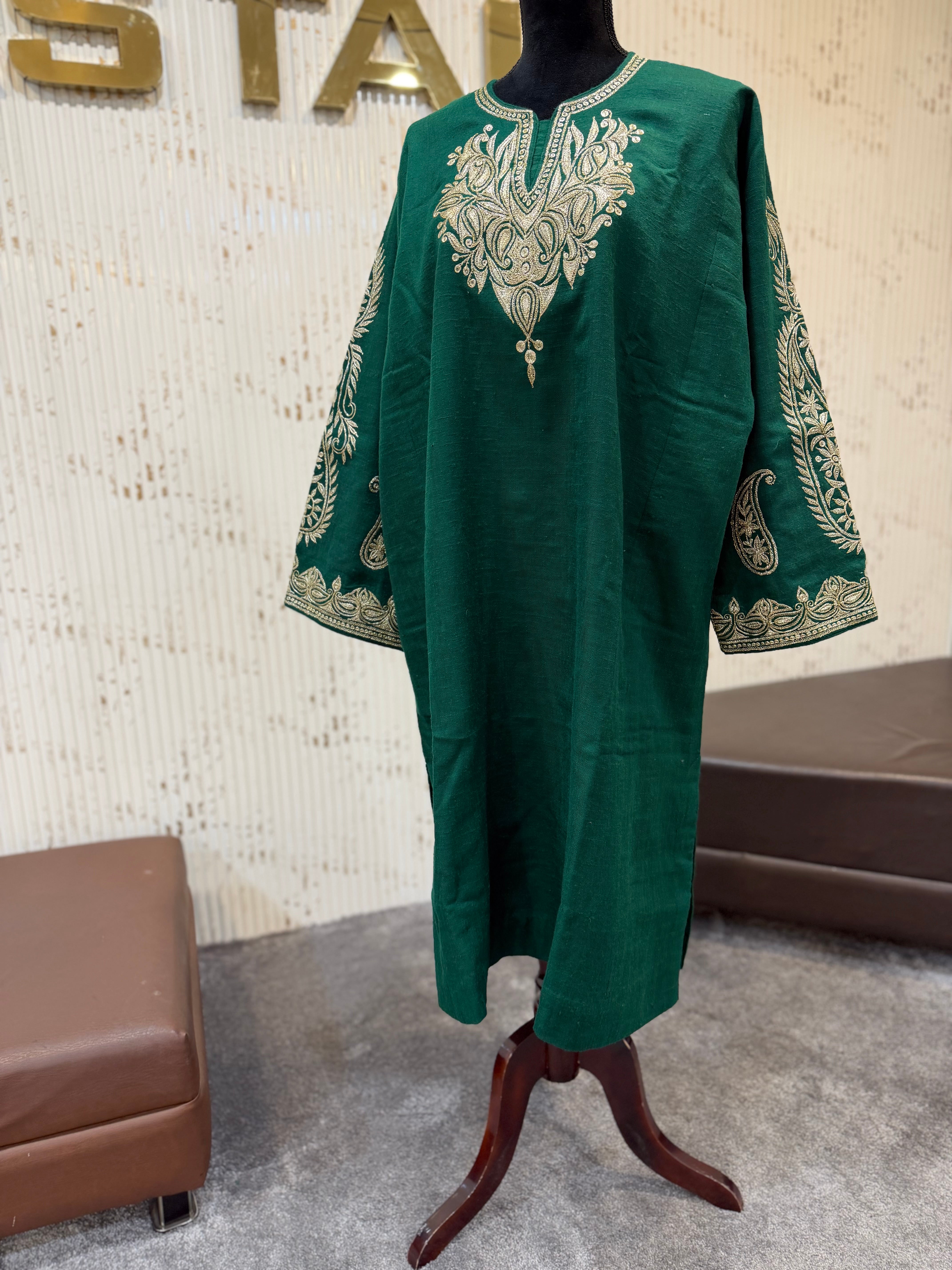 Purepashmina blend pheran pwb581