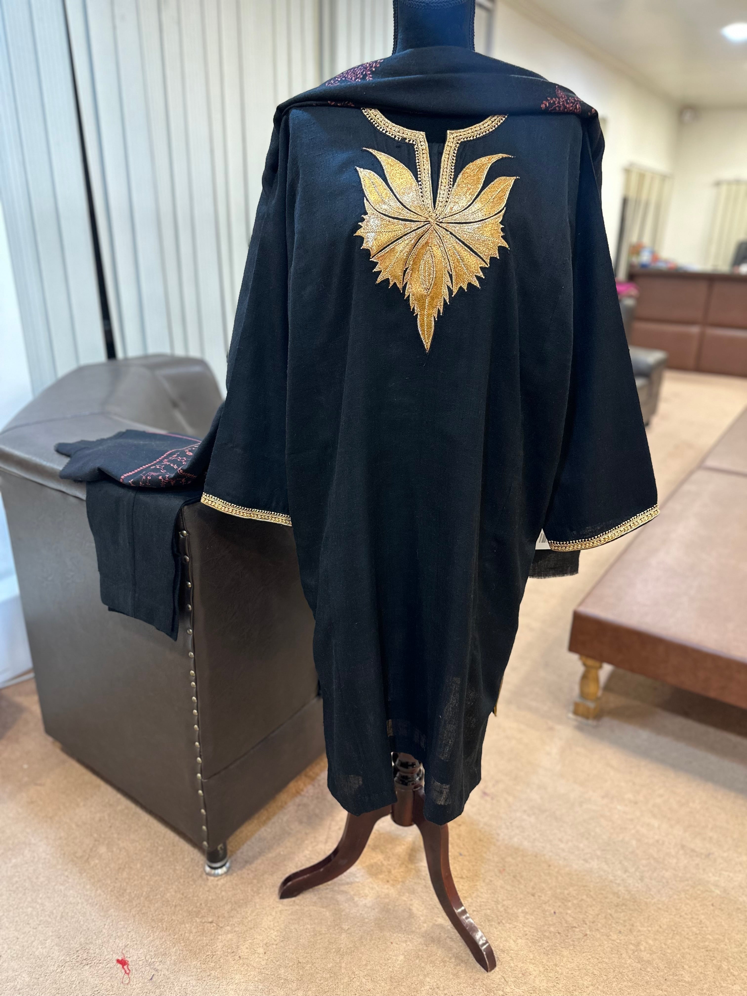 Purepashmina blend pheran set pwb488