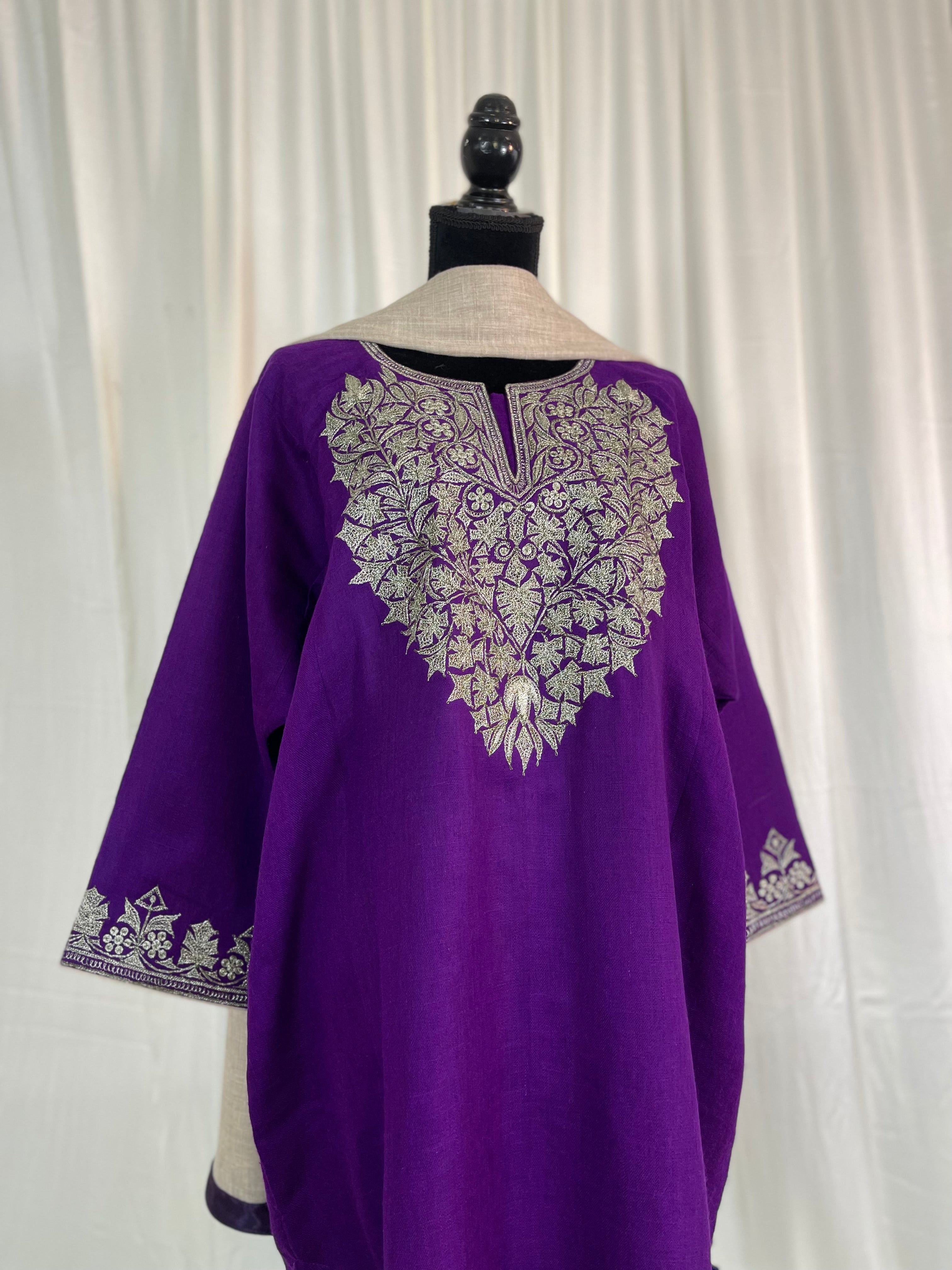 Purepashmina blend pheran set