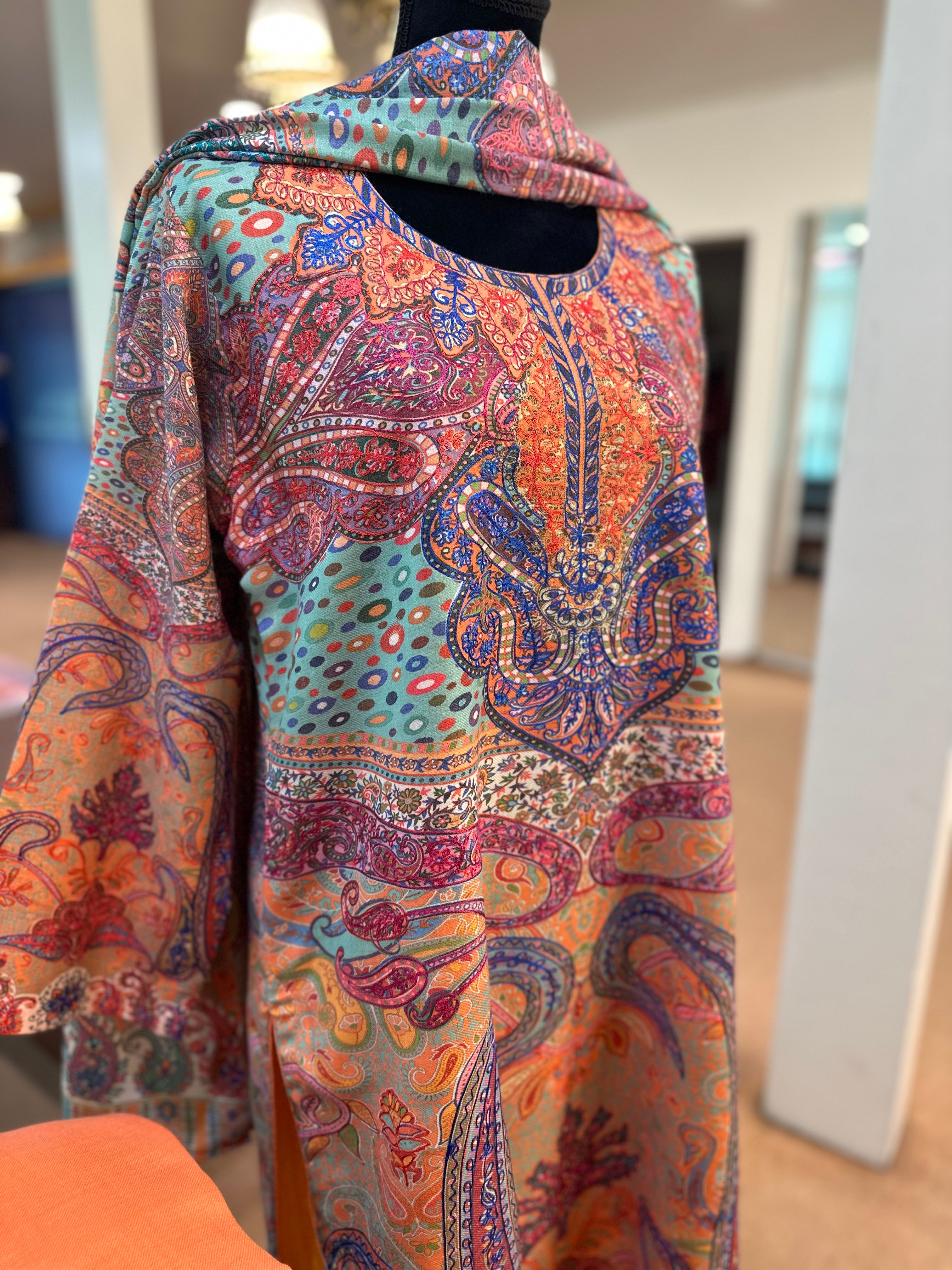 Kalamkari kurta set 3pc pbks692