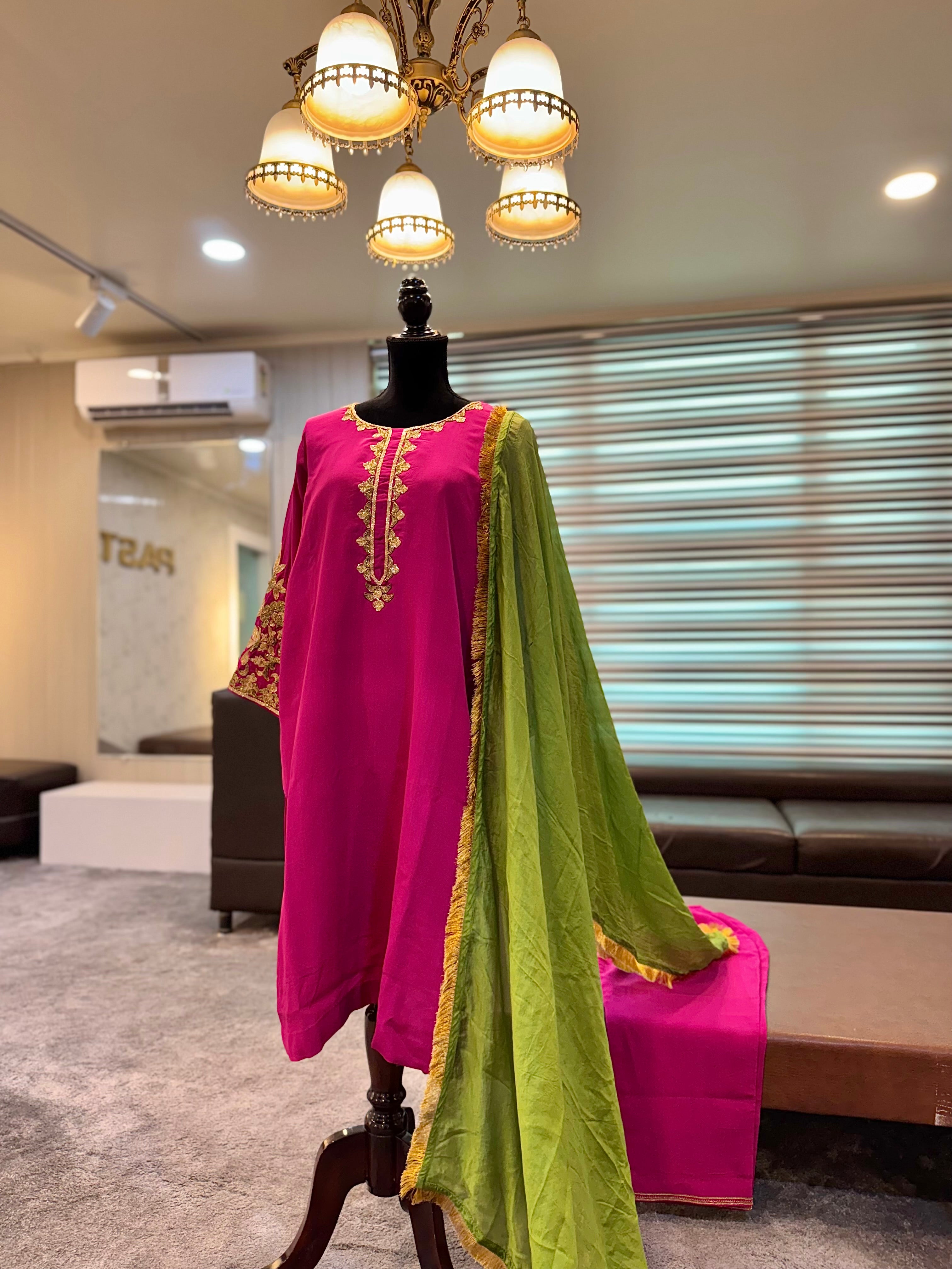 Purecrepe 3 piece dress pbks127