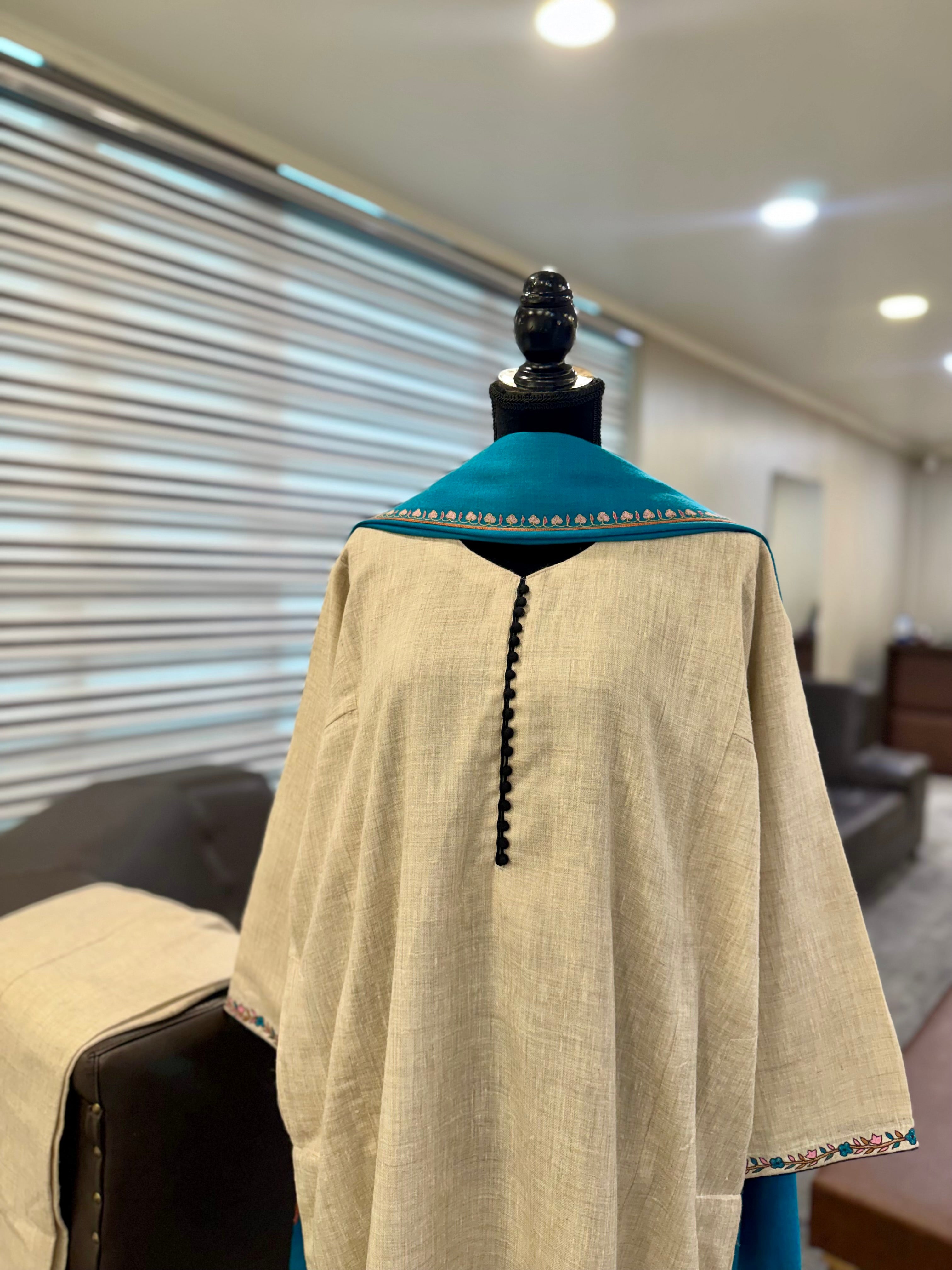 Purepashmina blend 2 piece pheran set pwb538