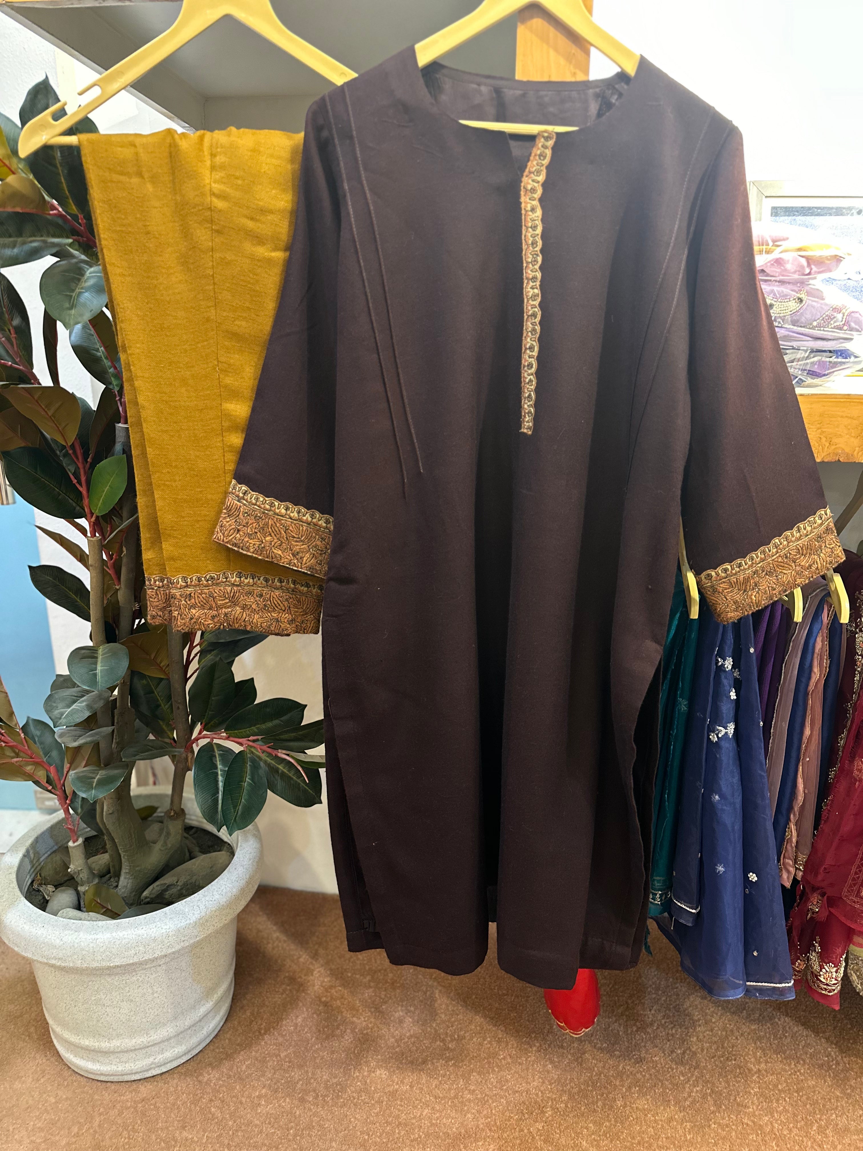 Pashmina blend Kurta set Pwb290
