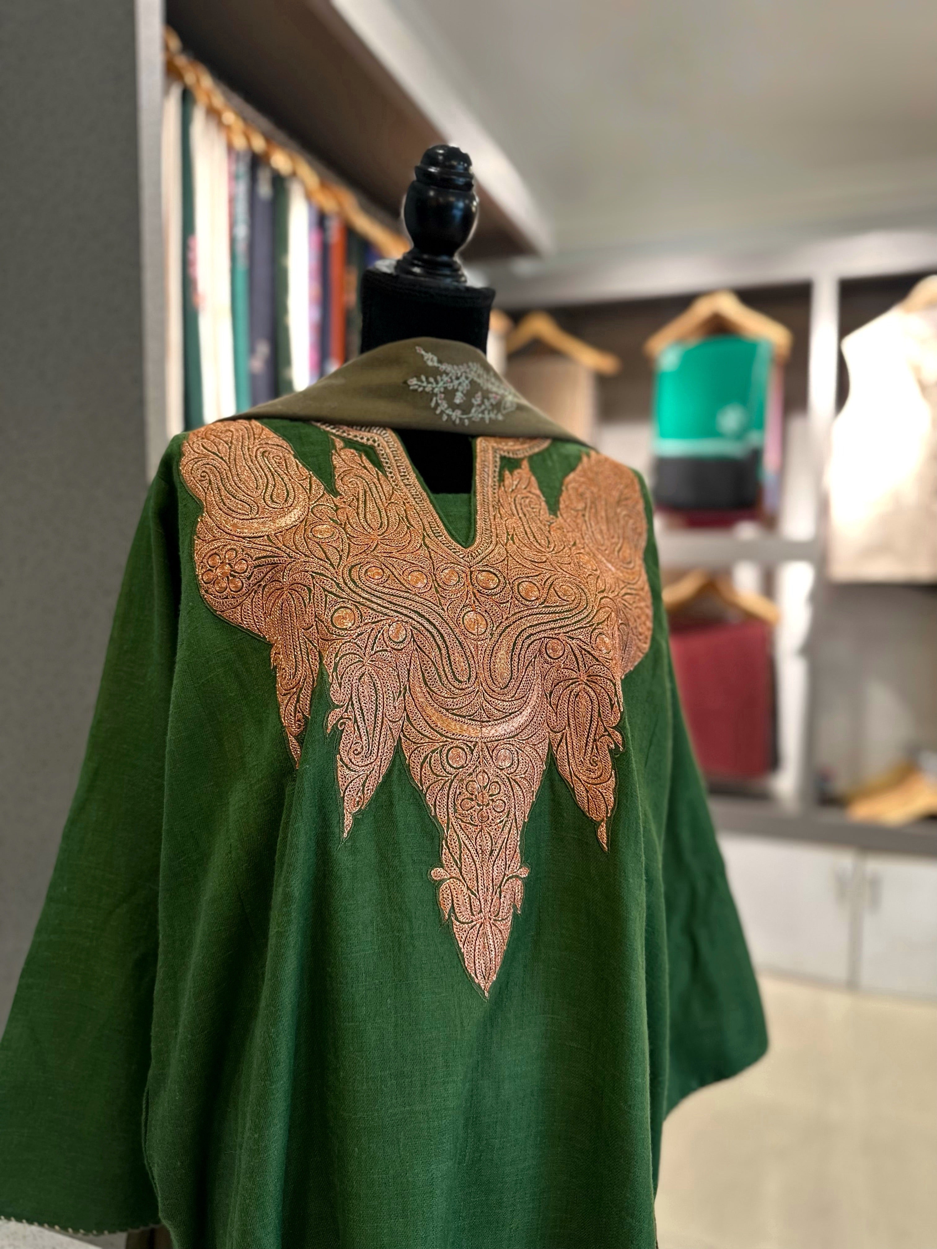 Purepashmina blend 2 piece pheran set pwb499