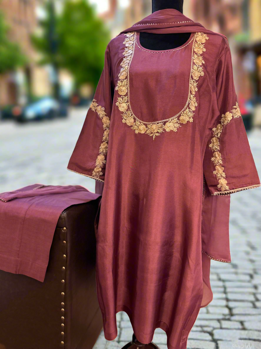 Handwork kurta set pbks837