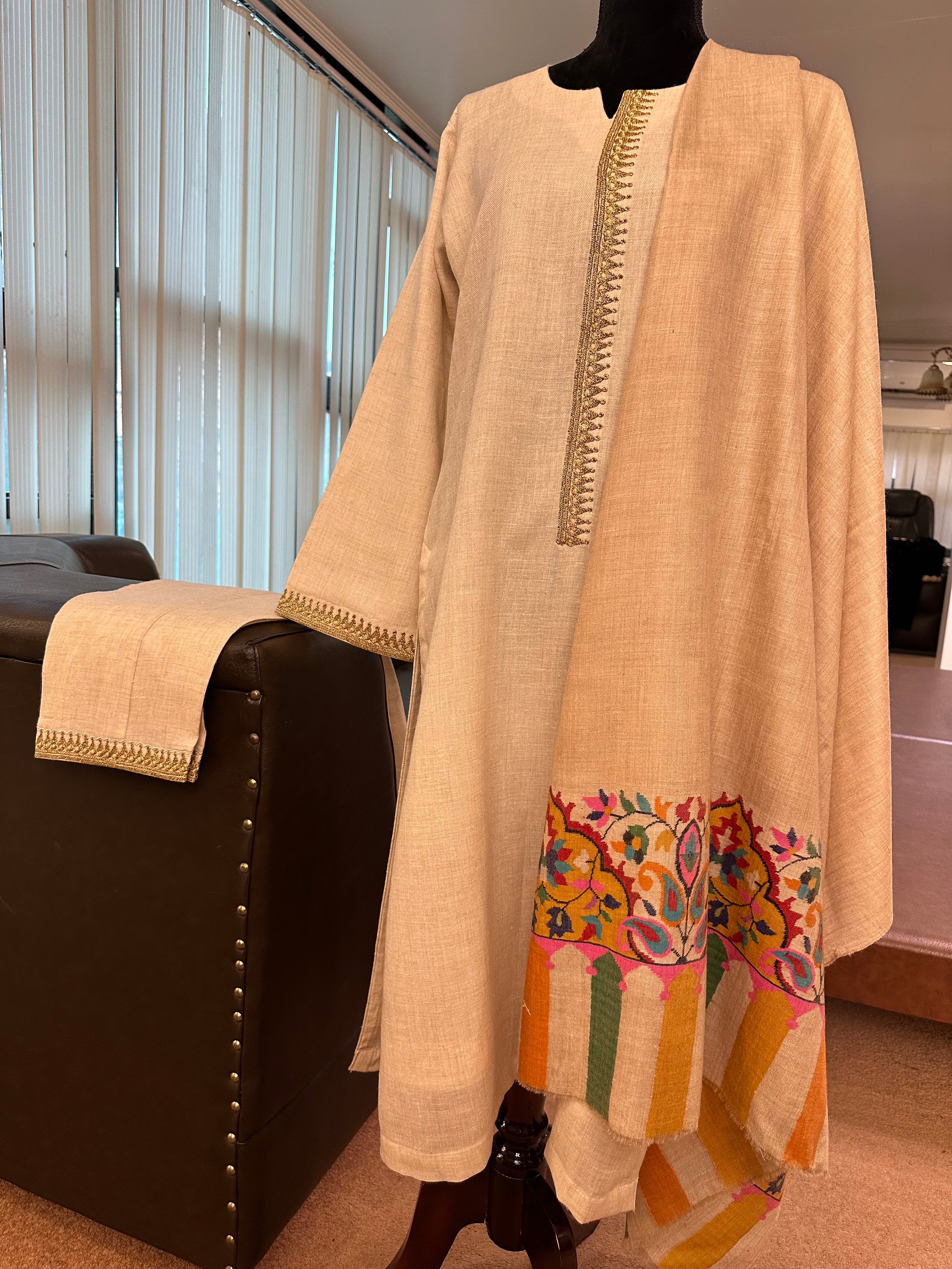 Purepashmina blend dress