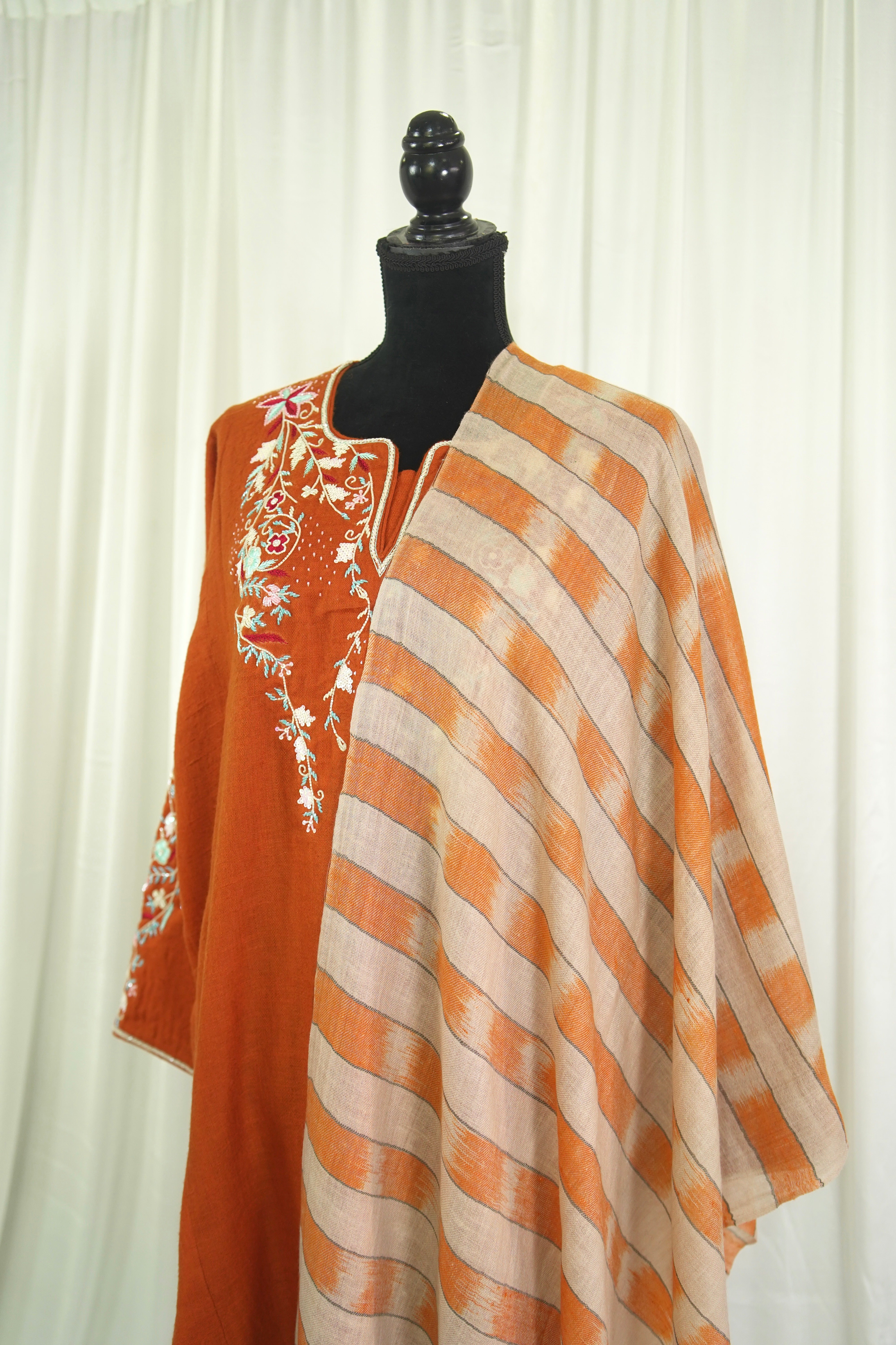 Purepashmina blend pheran pwb469