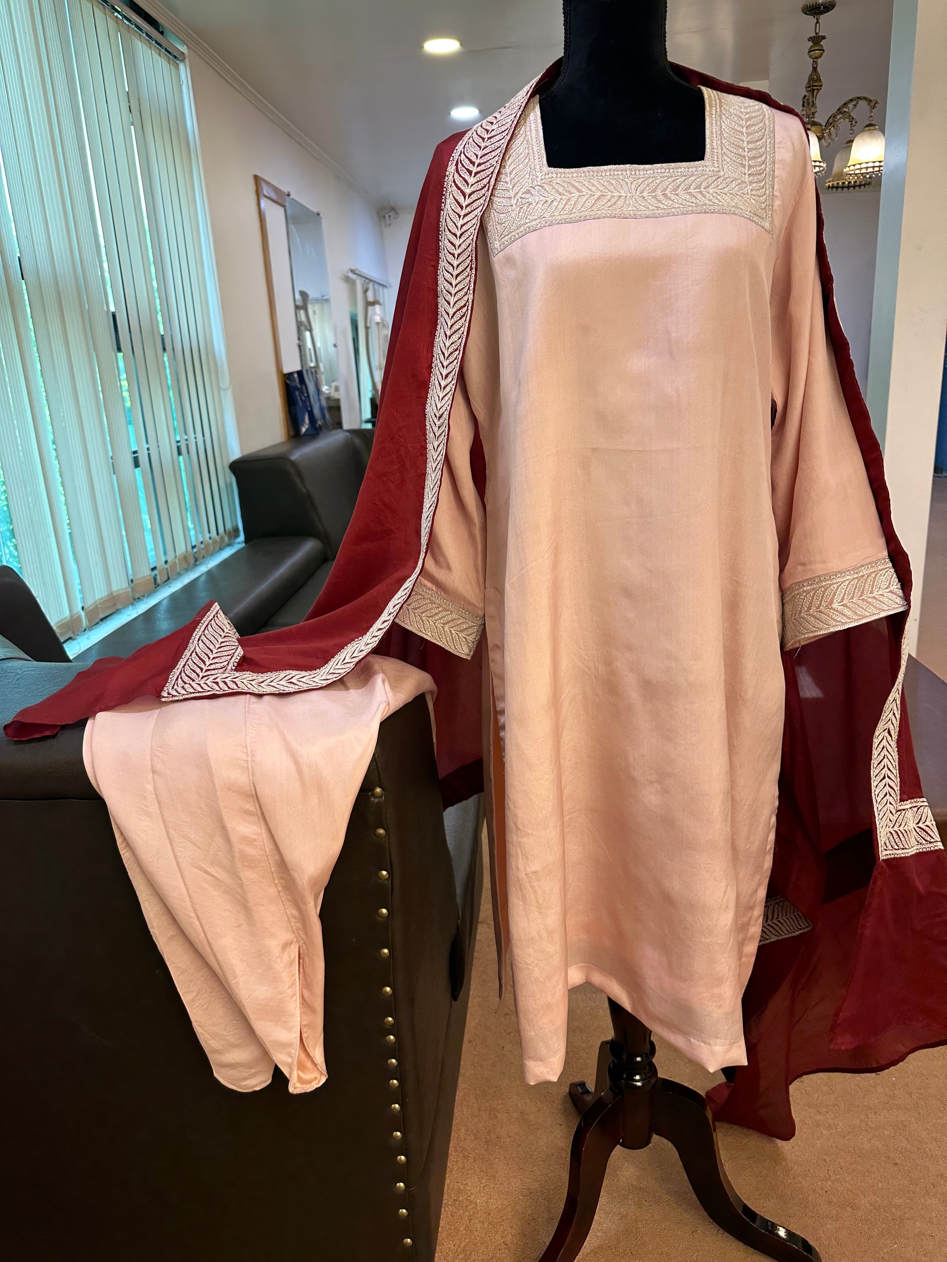 Tilla kurta set 3 piece