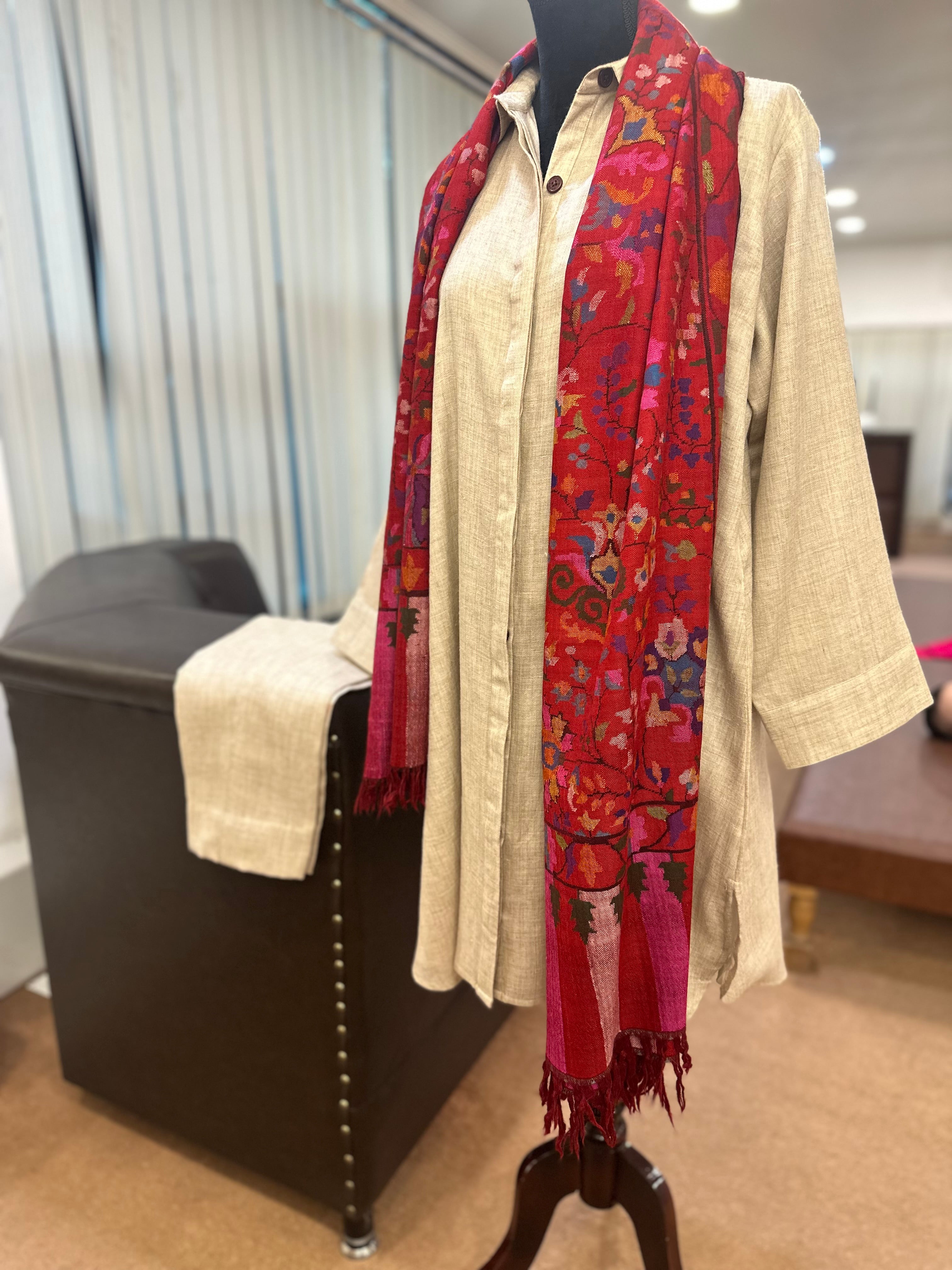 Purepashmina blend kurta set pwb345