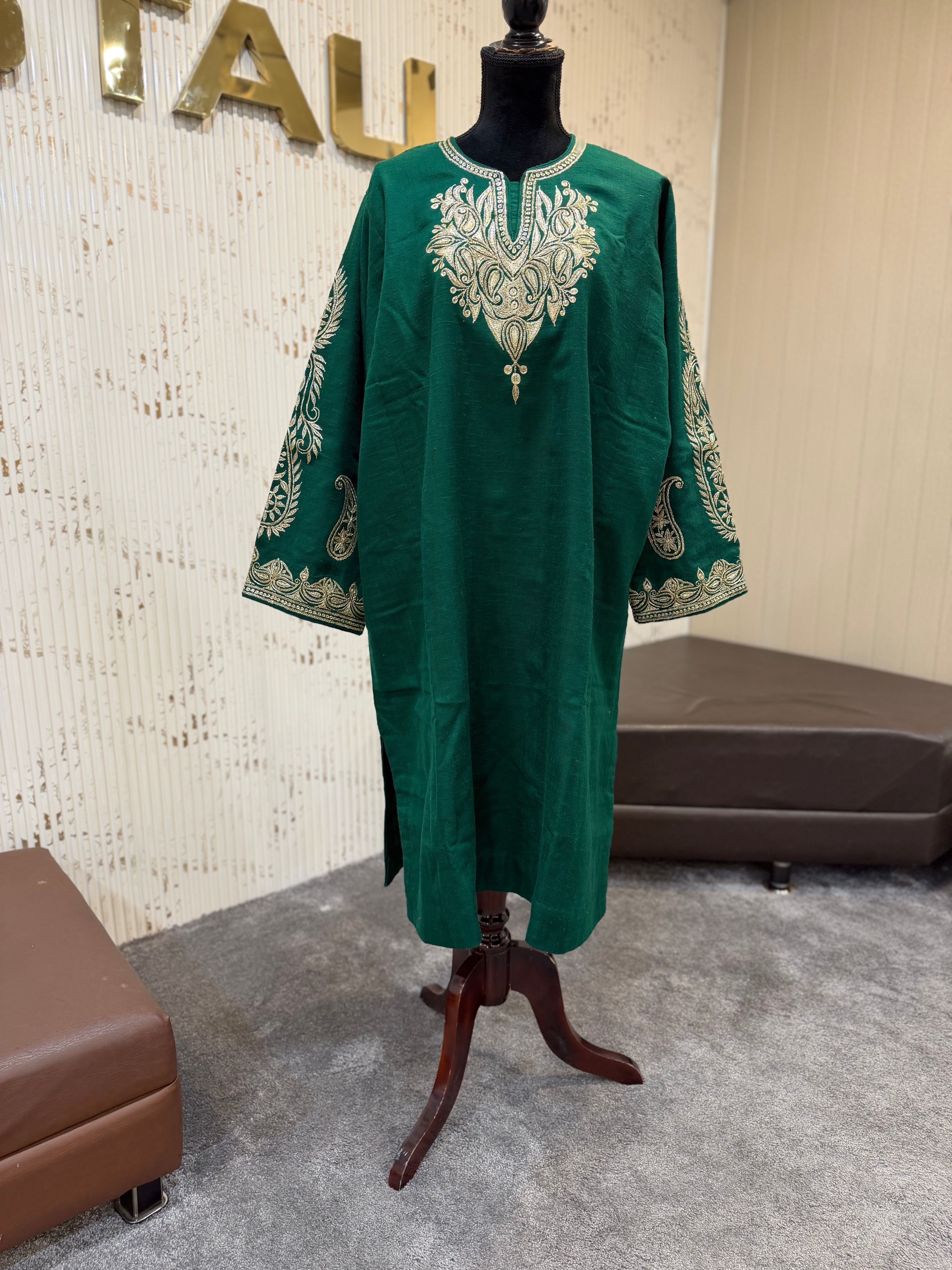 Purepashmina blend pheran pwb581