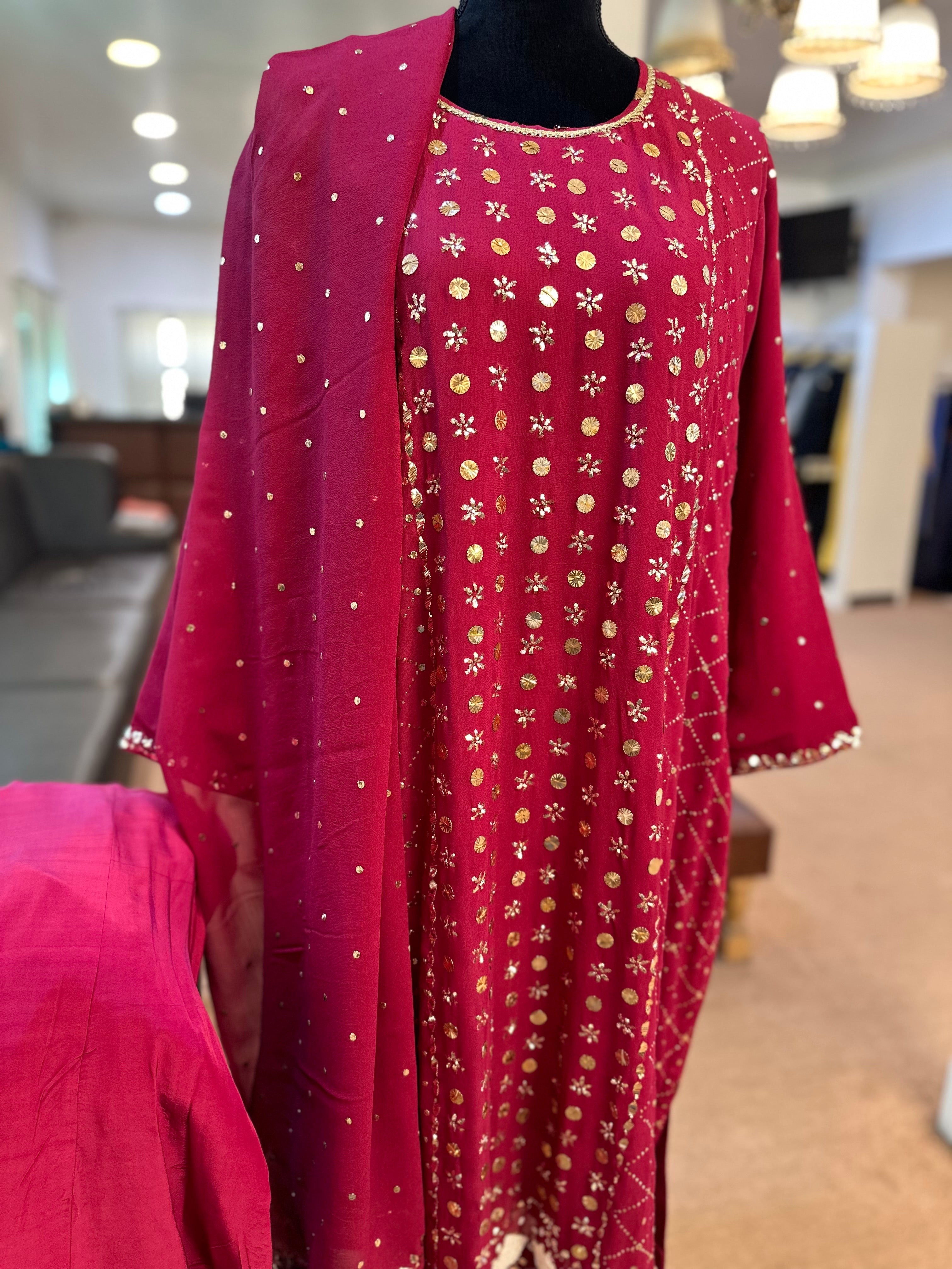 Handwork sharara set pbks841