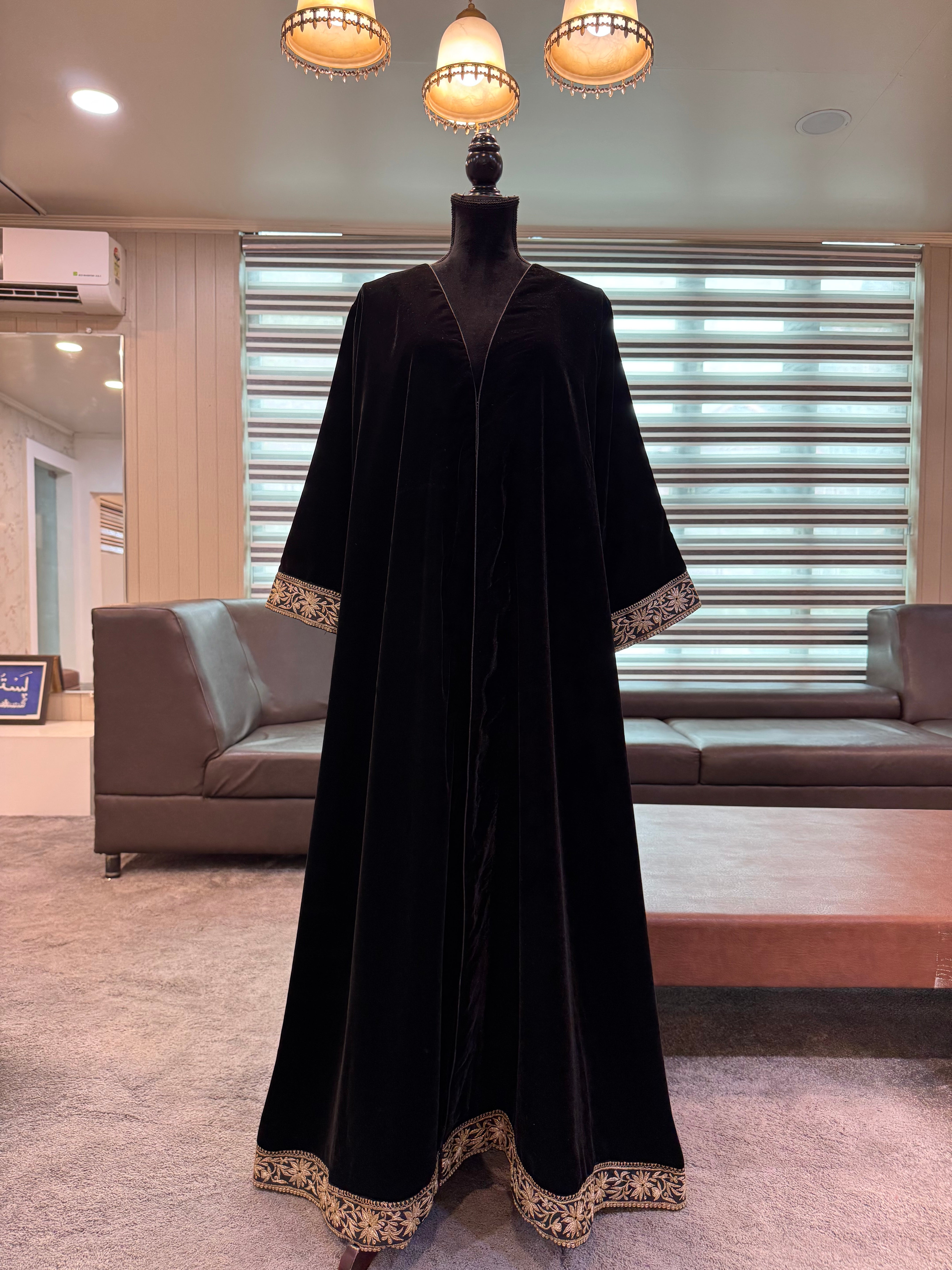 Velvet gown