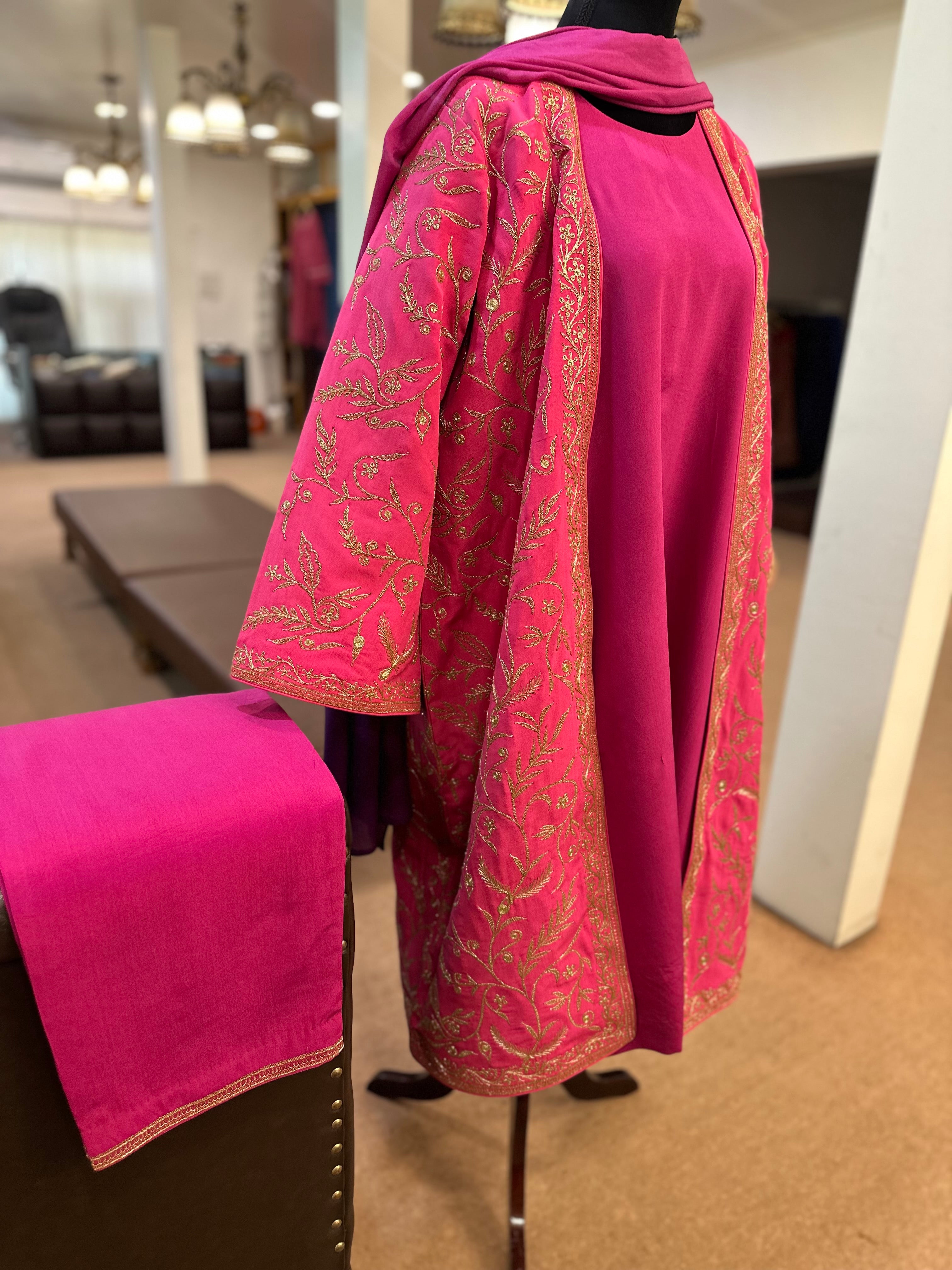 Purecrepe 4 piece jacket set mtks811