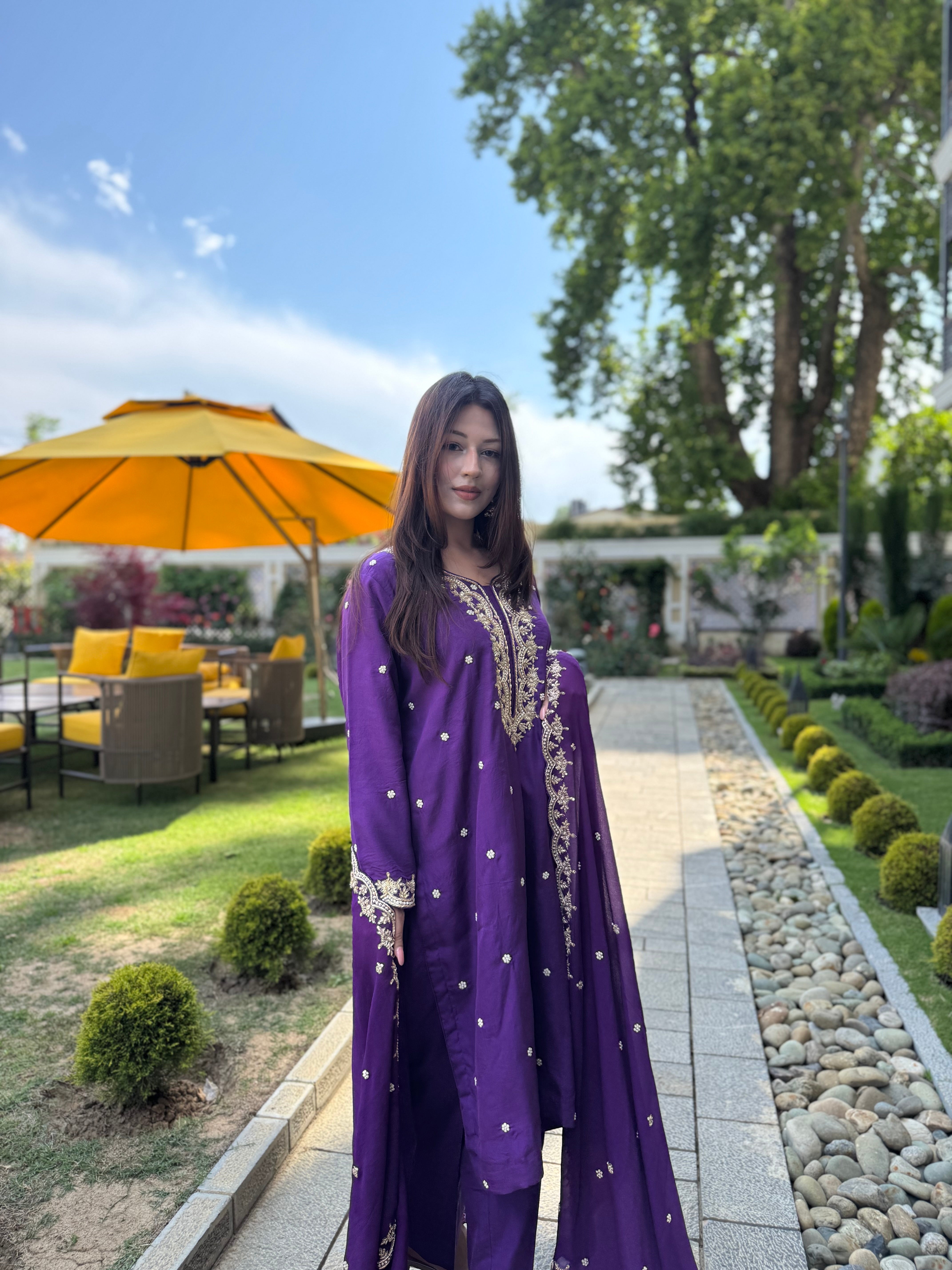 Puresilk 3 piece kurta set pbks130