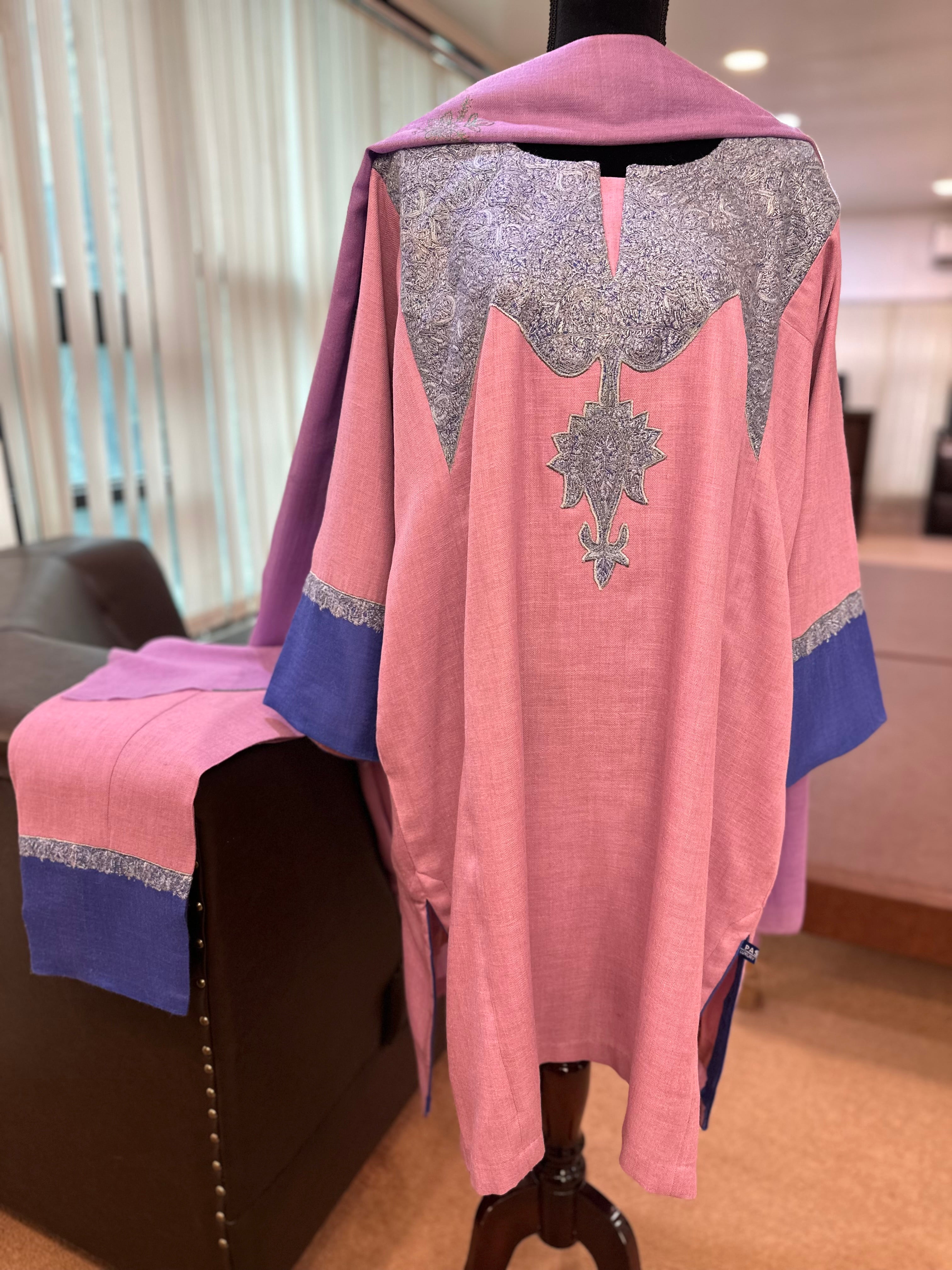 Purepashmima blend pheran set pwb388