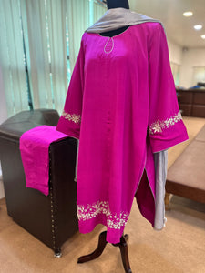Purecrepe handwork suit 3 piece pbks117