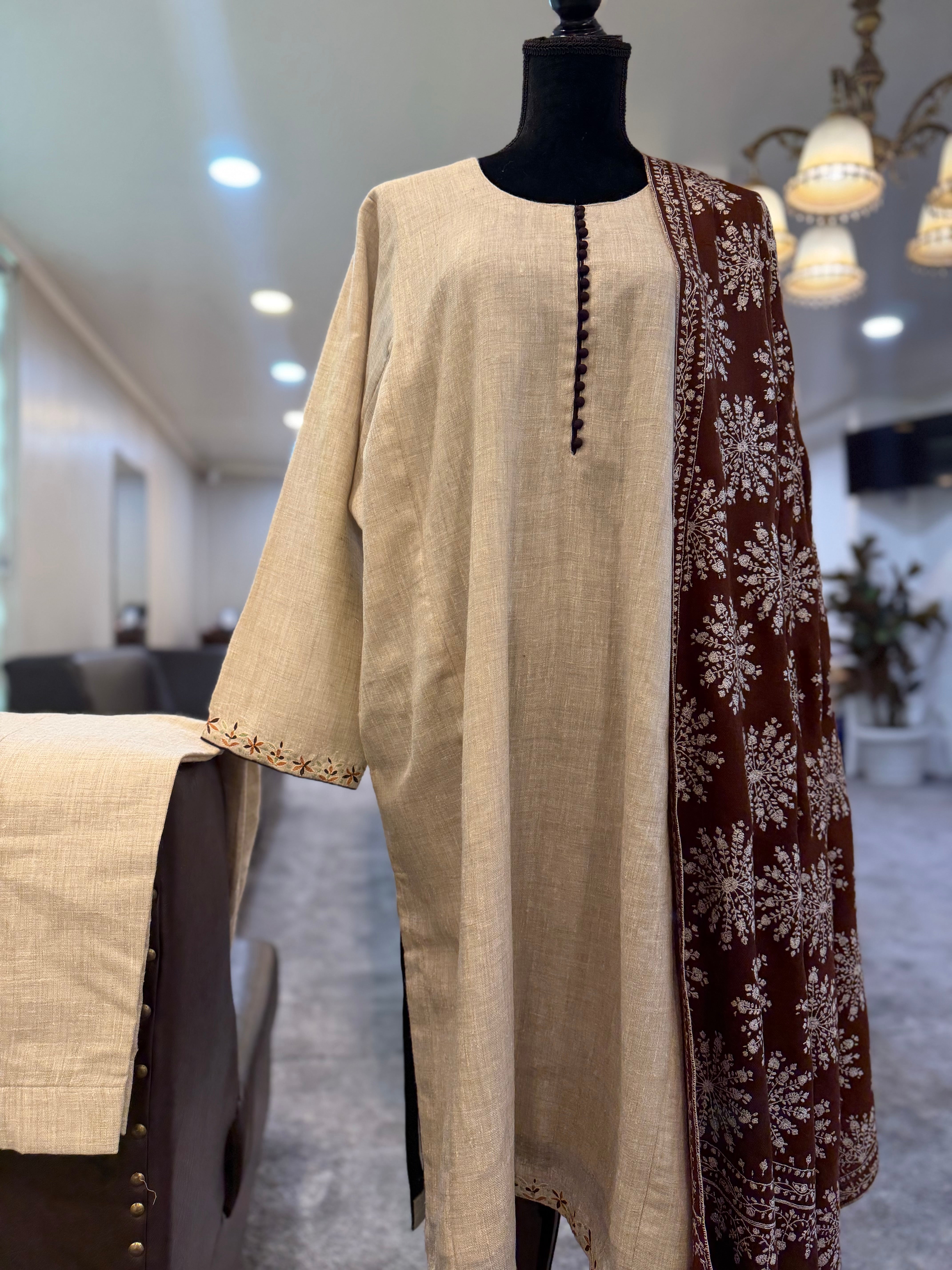 Purepashmina blend 2 piece pwb551