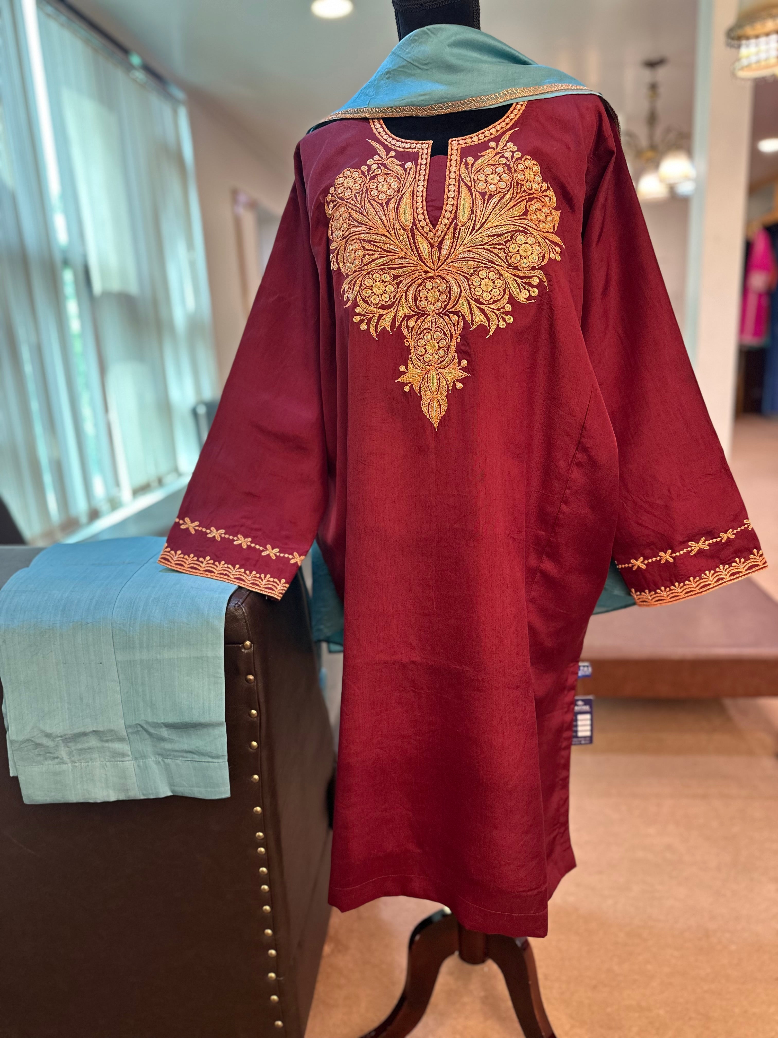 Puresilk pheran set Mtks720