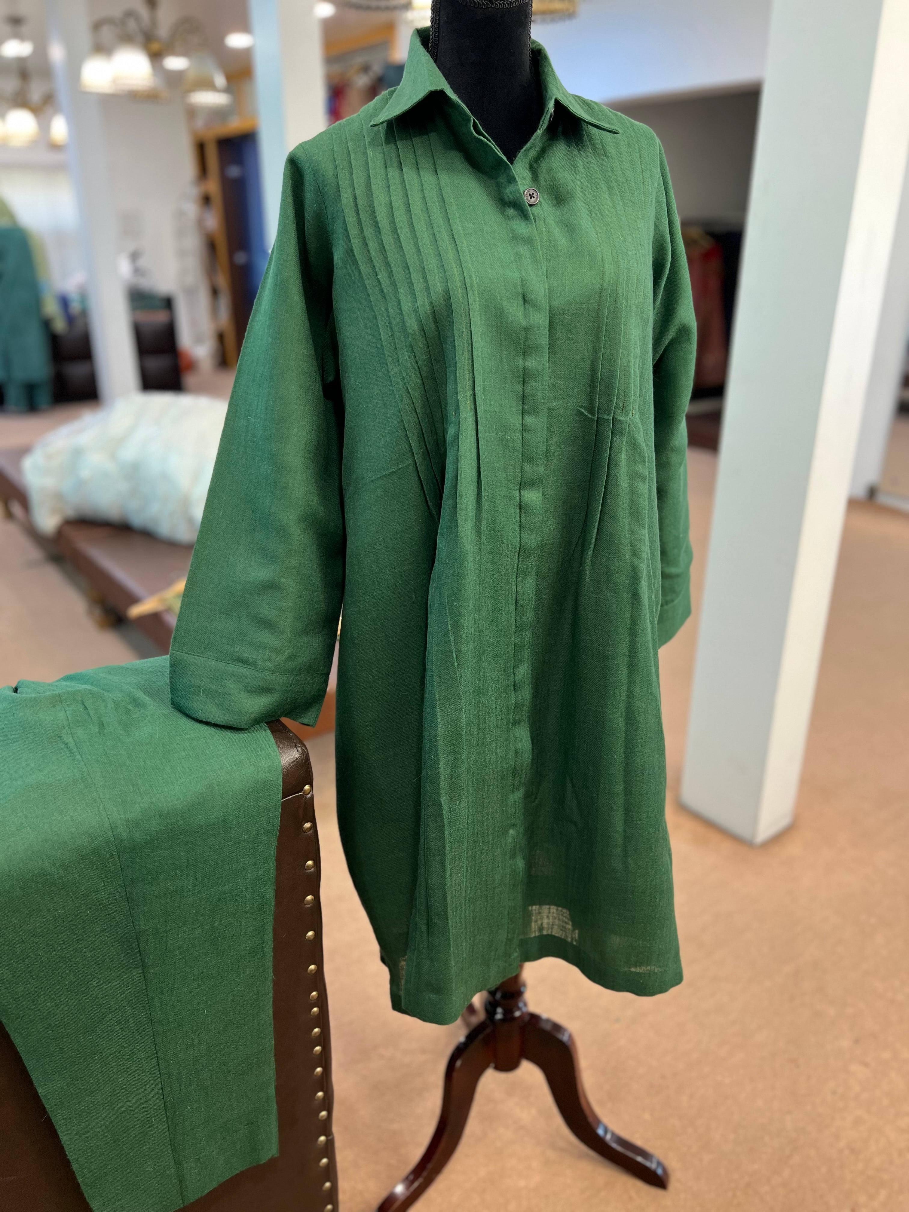 Pure pashmina blend kurta set 2pc pwb451