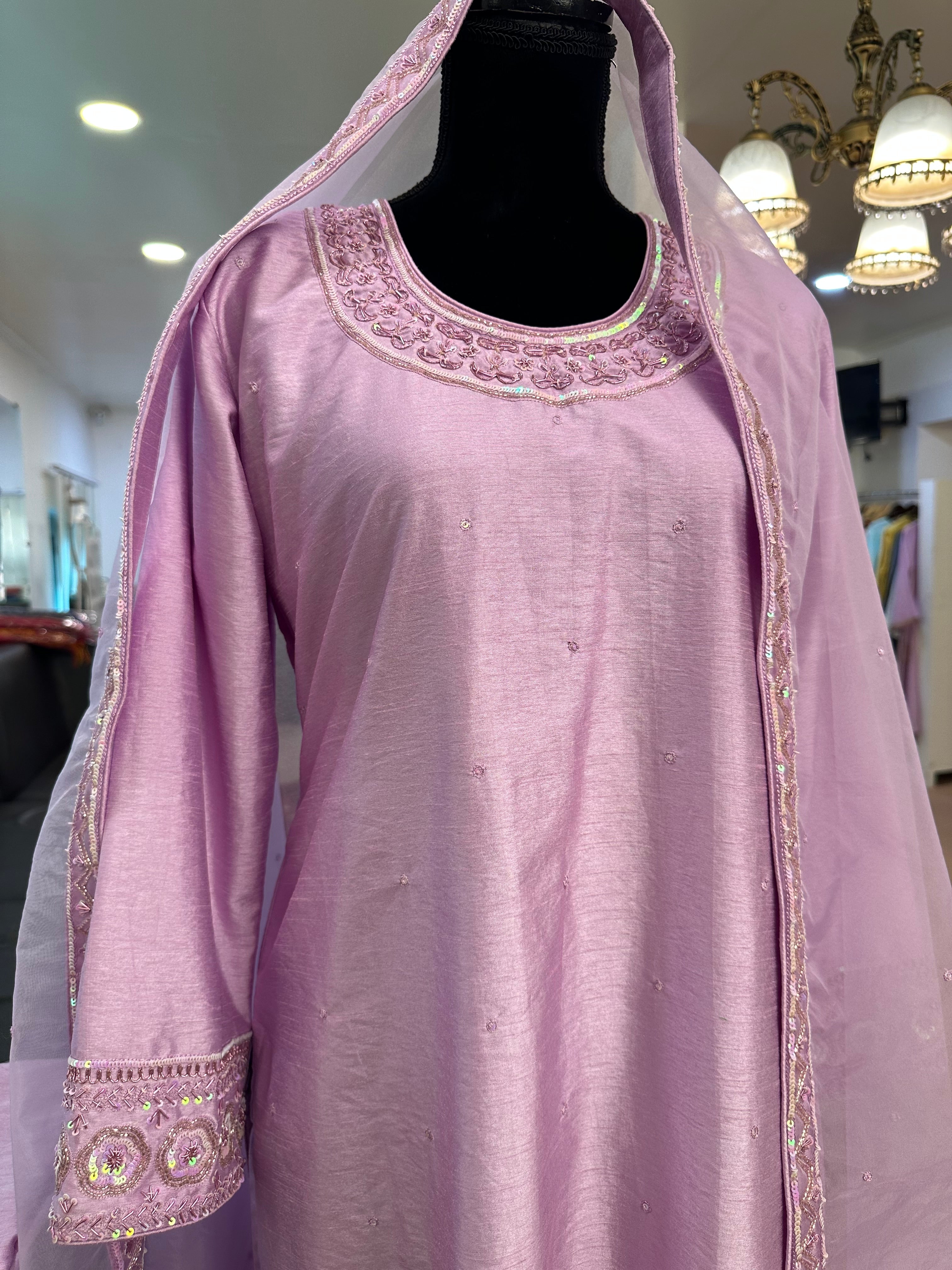 Handembroidered suit