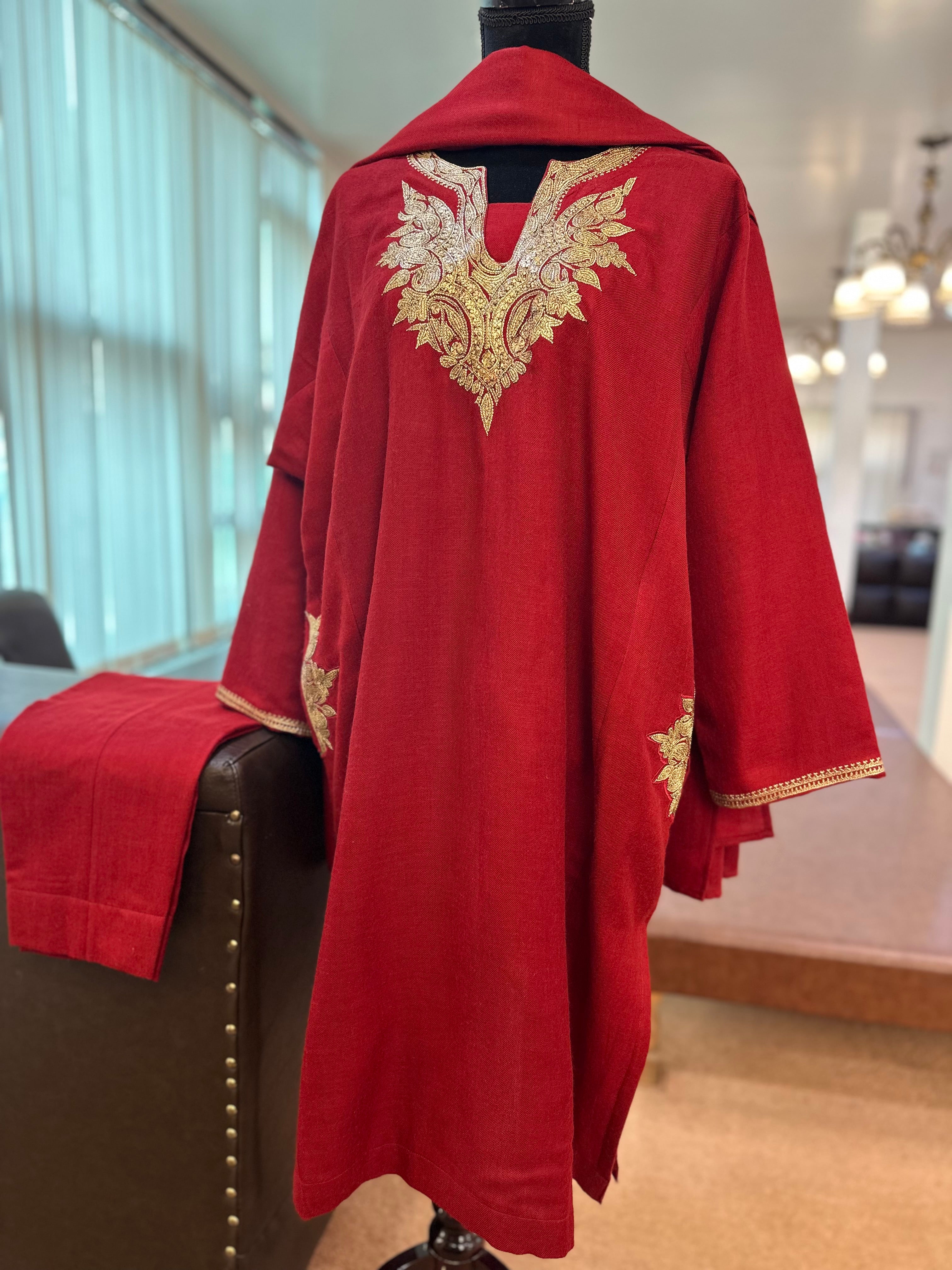 Purepashmina blend pheran set