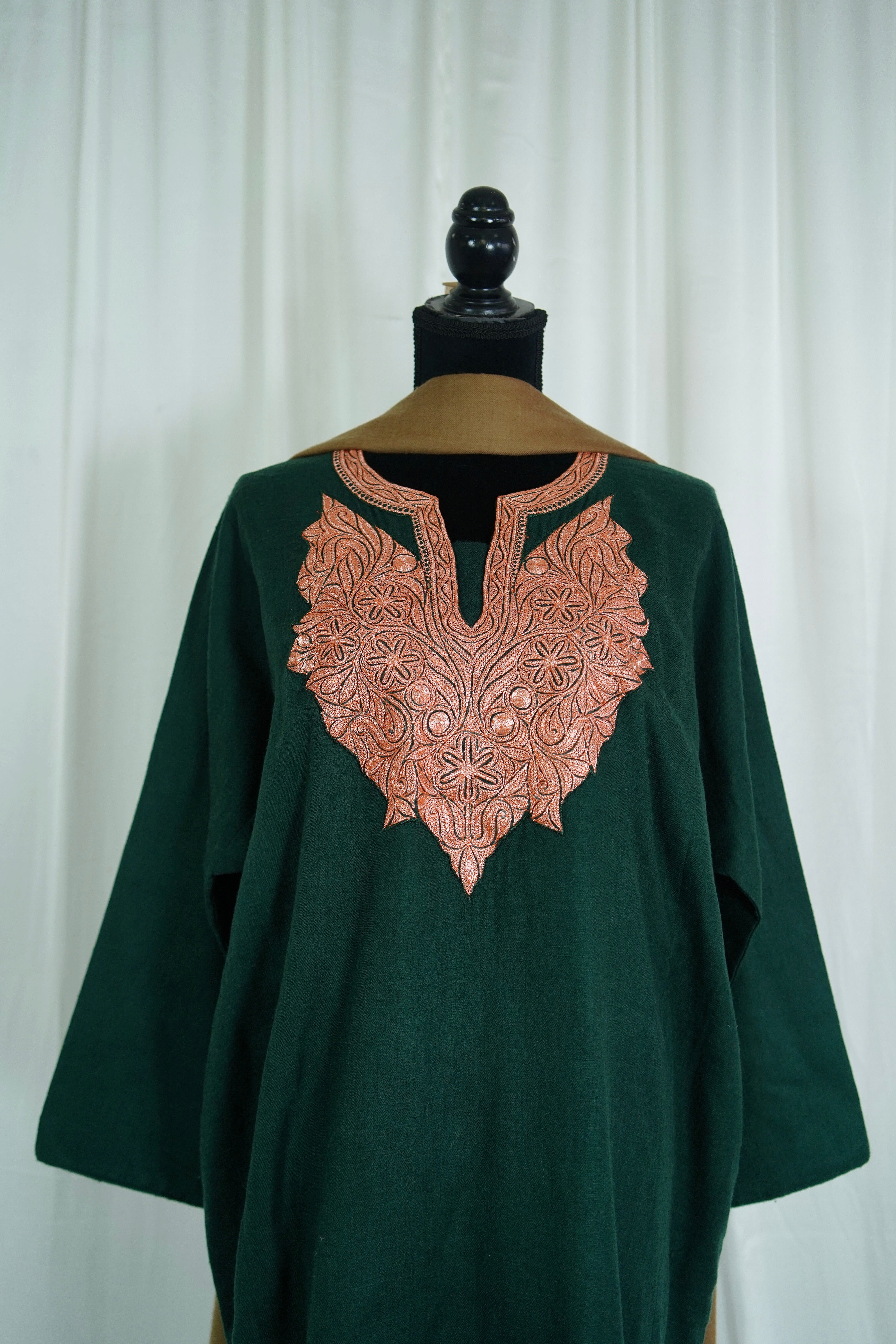 Purepashmina blend pheran set pwb486