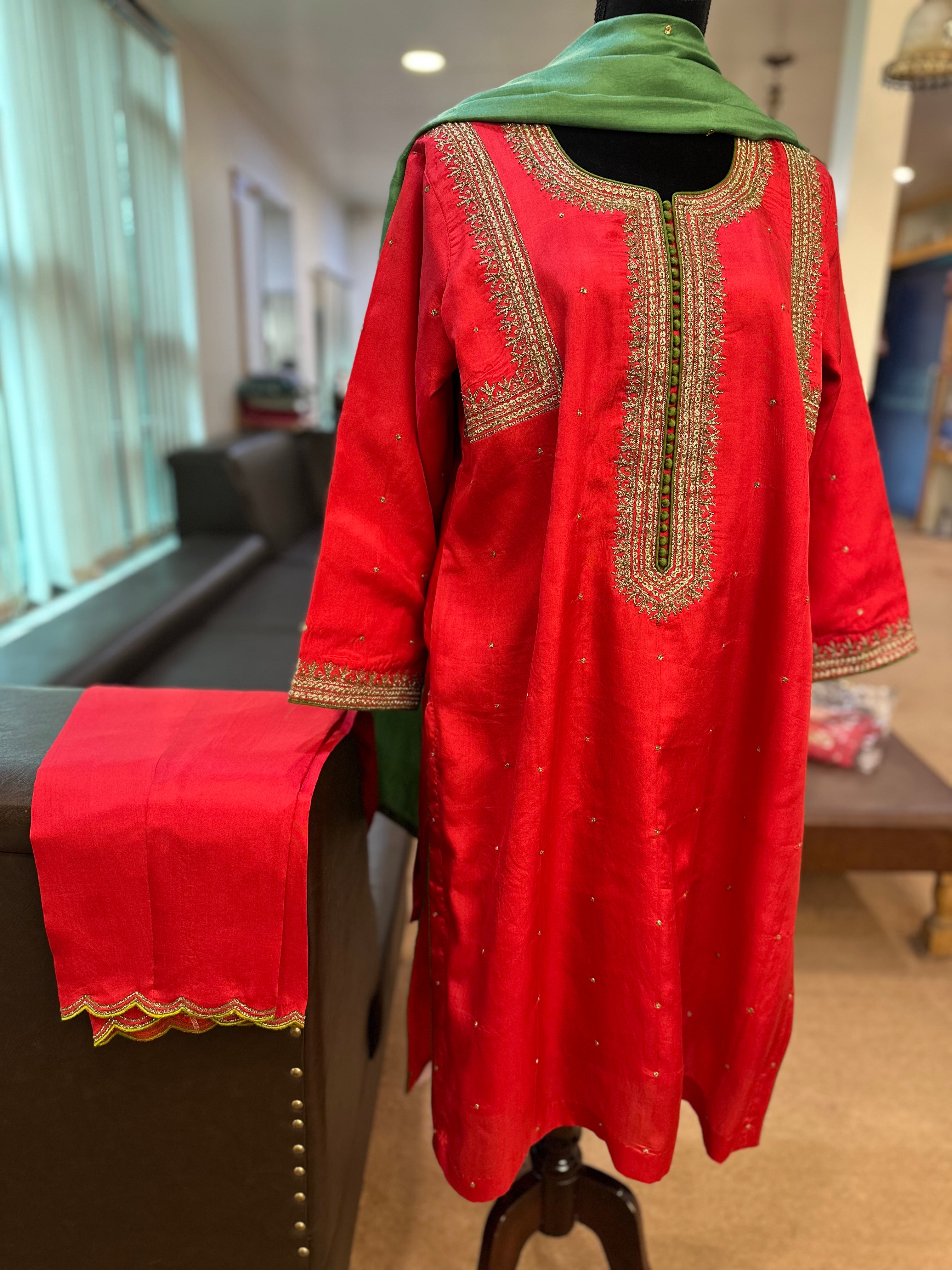 Puresilk kurta set mtks823