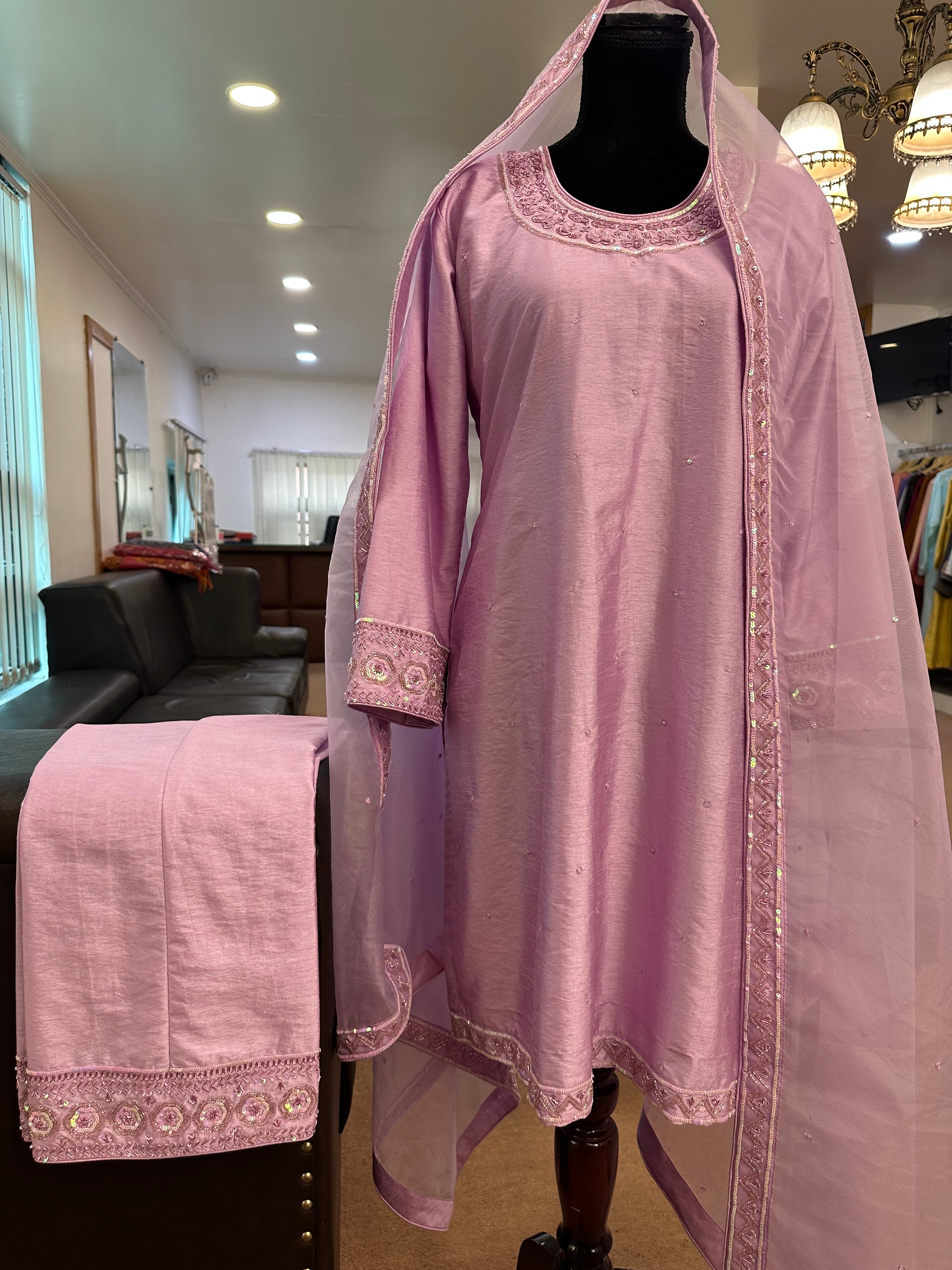 Handembroidered suit