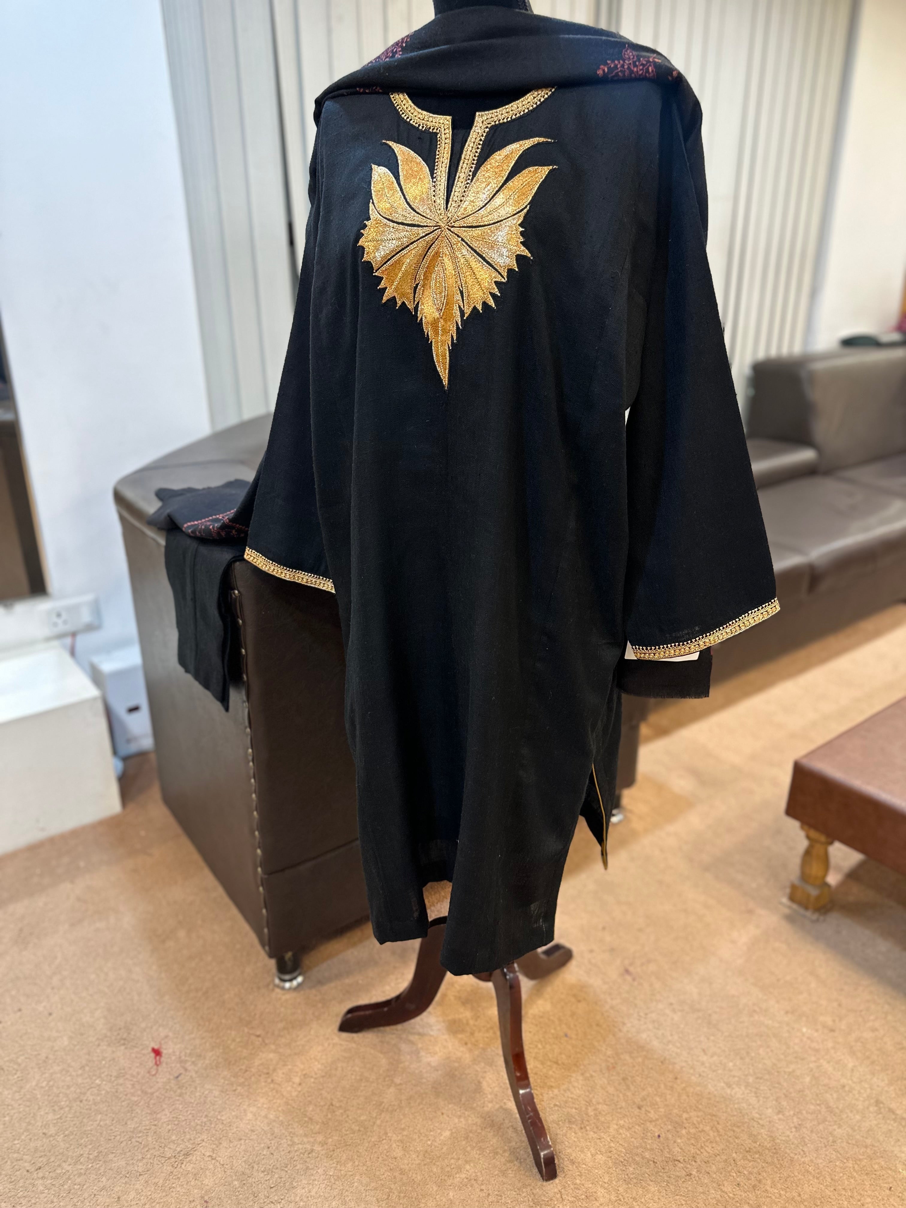 Purepashmina blend pheran set pwb488