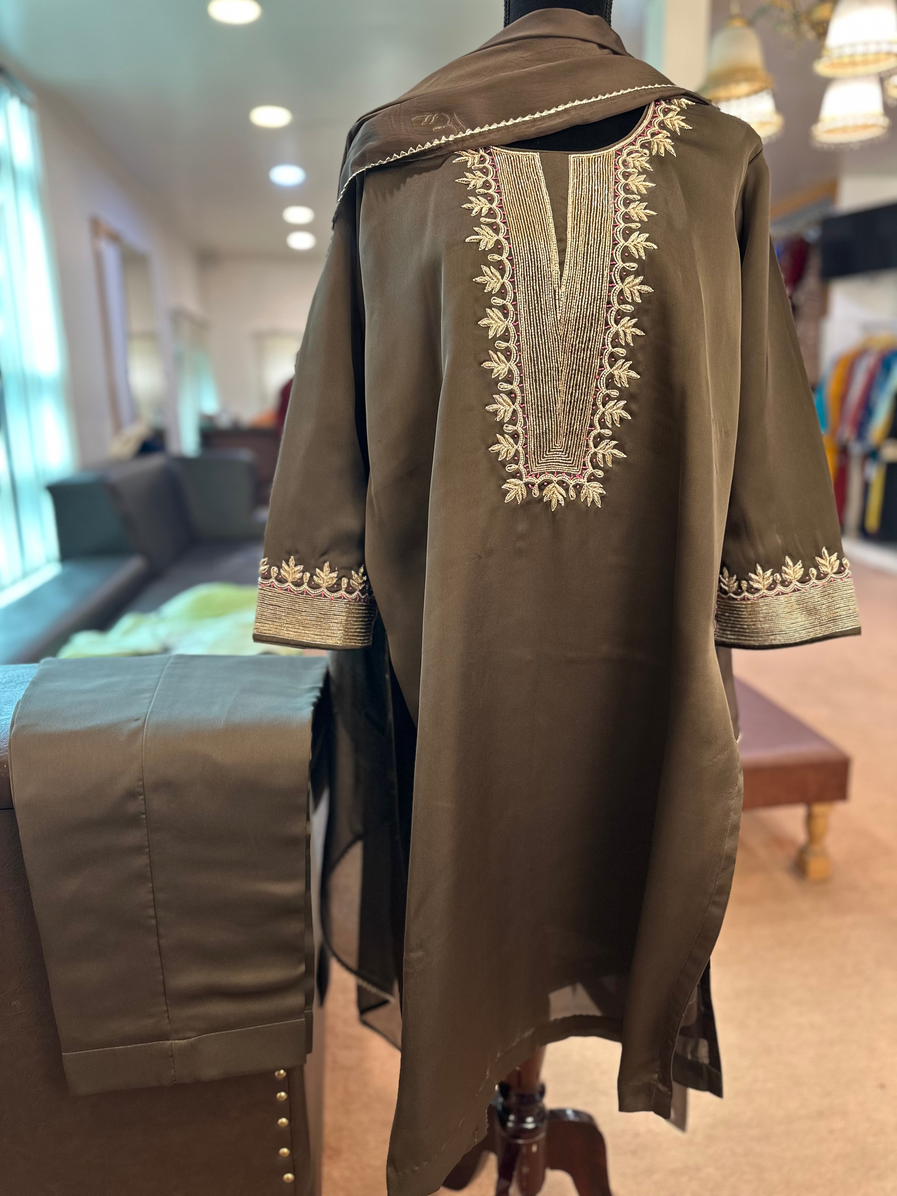 Handwork kurta set pbks820