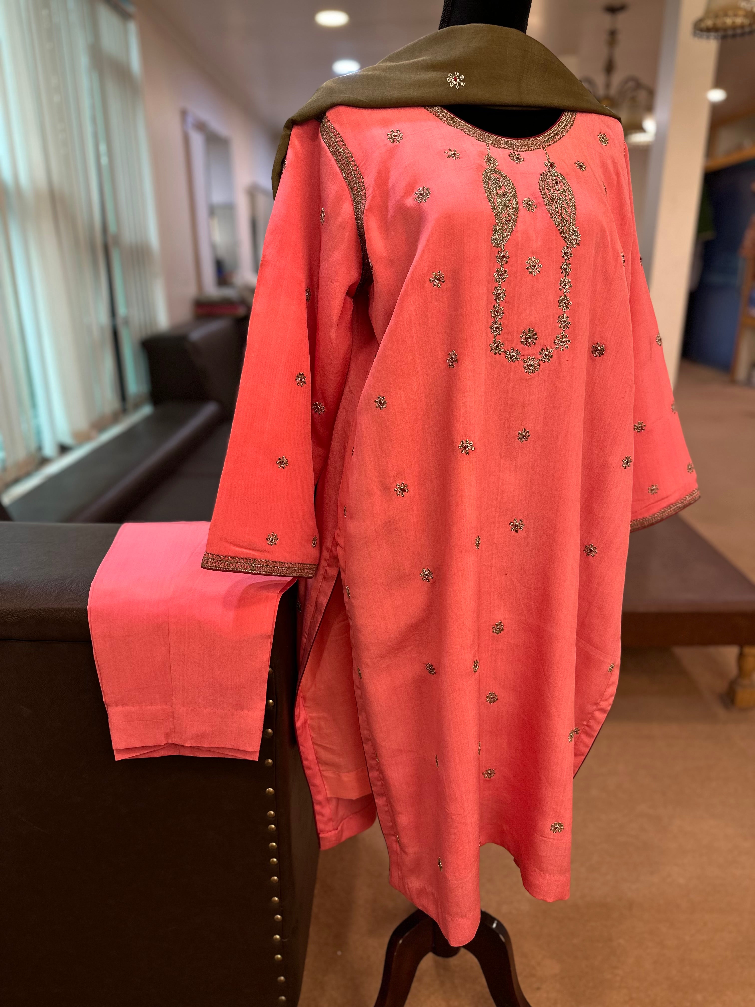 Pure crepe  3 piece mtks821