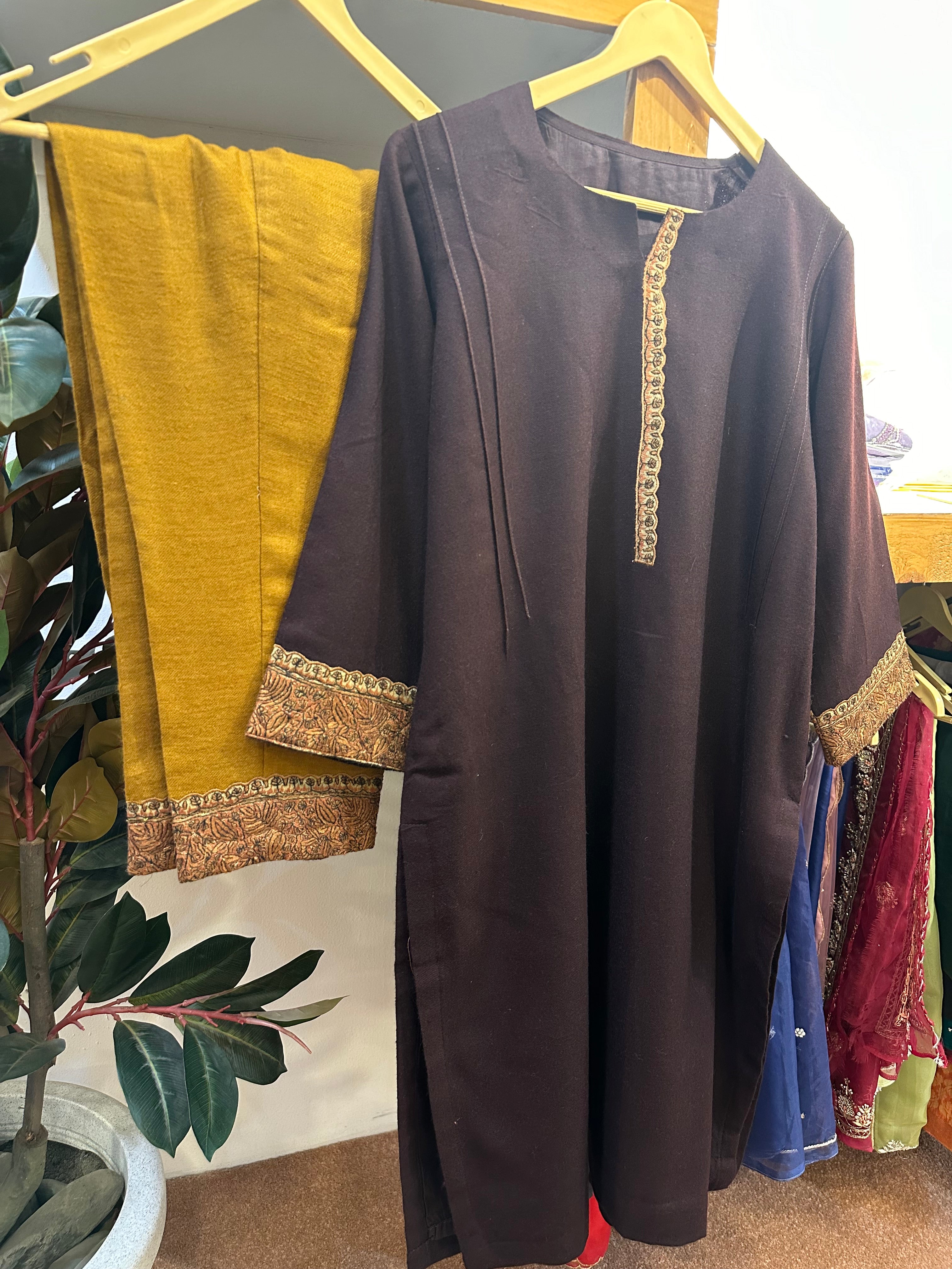Pashmina blend Kurta set Pwb290