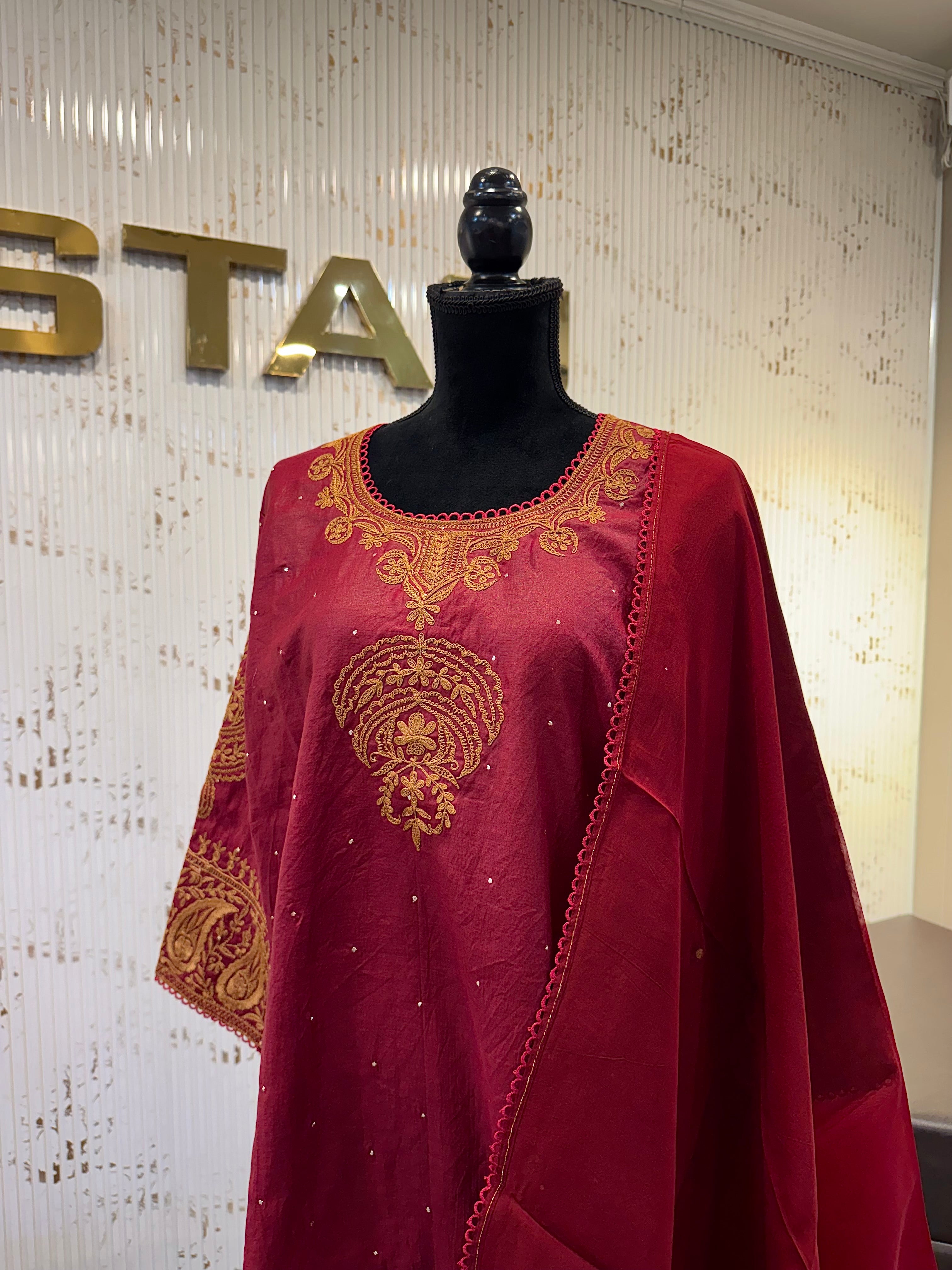 Chanderisilk 3 pc kurta set mtks868