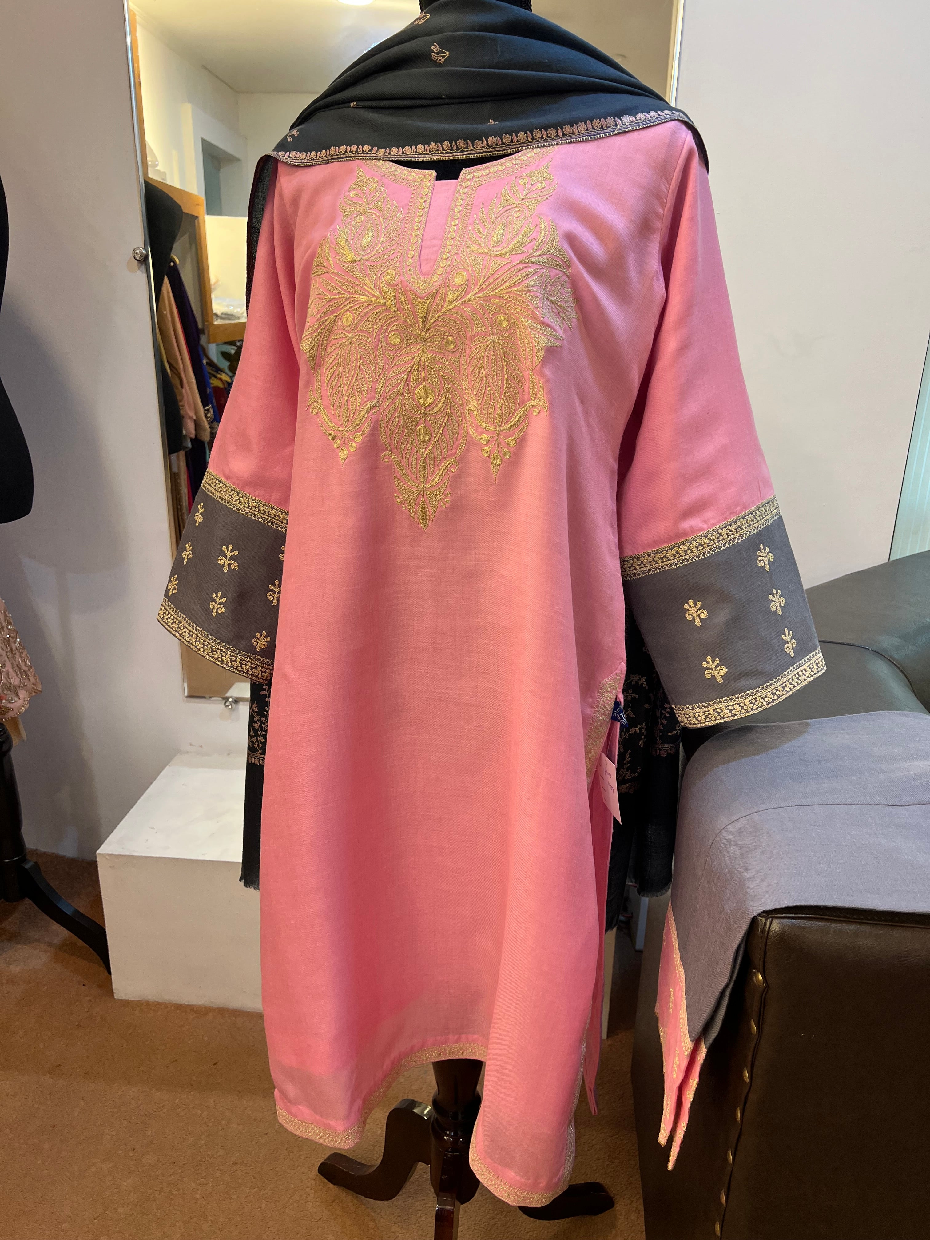 Pure pashmina blend 2pc kurta set pwb409