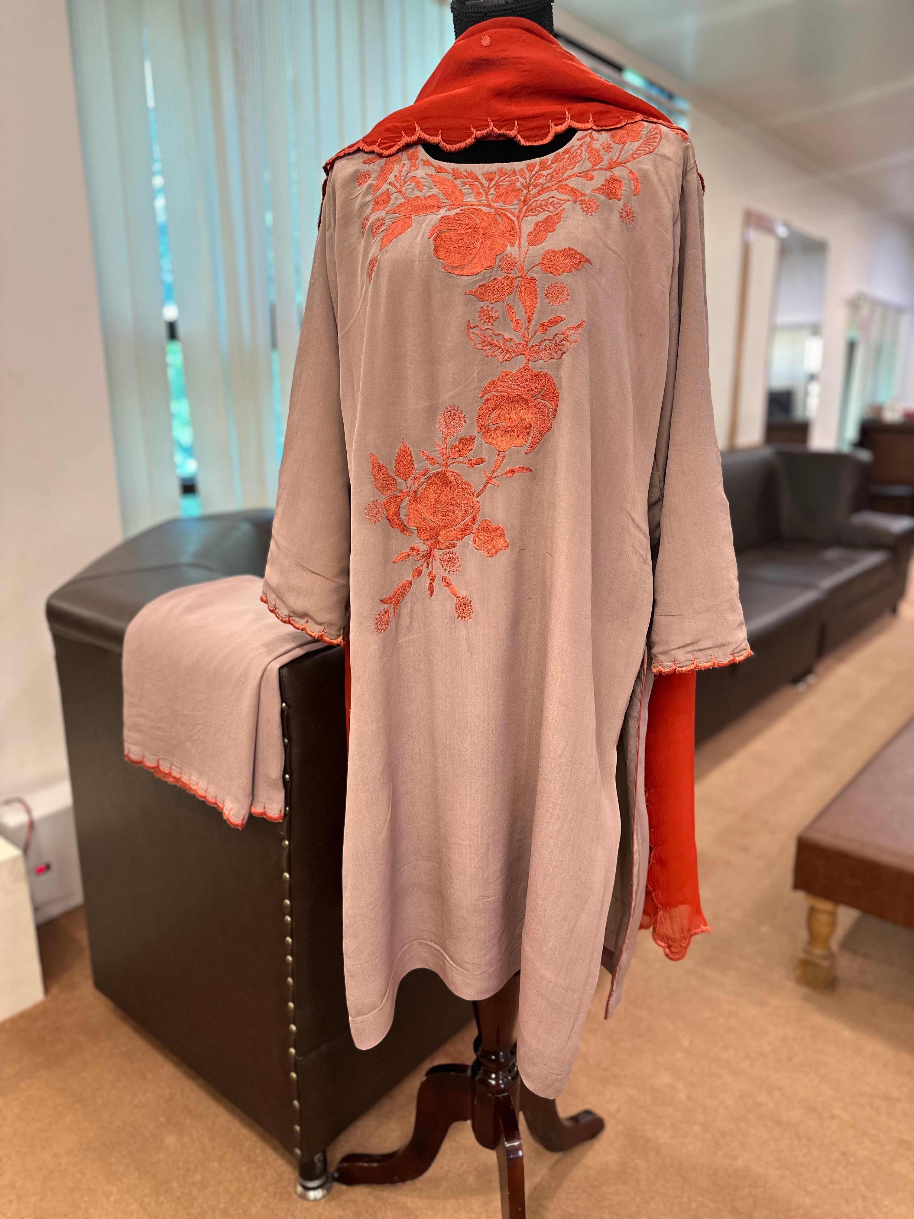 Pure crepe kurta set pbks895