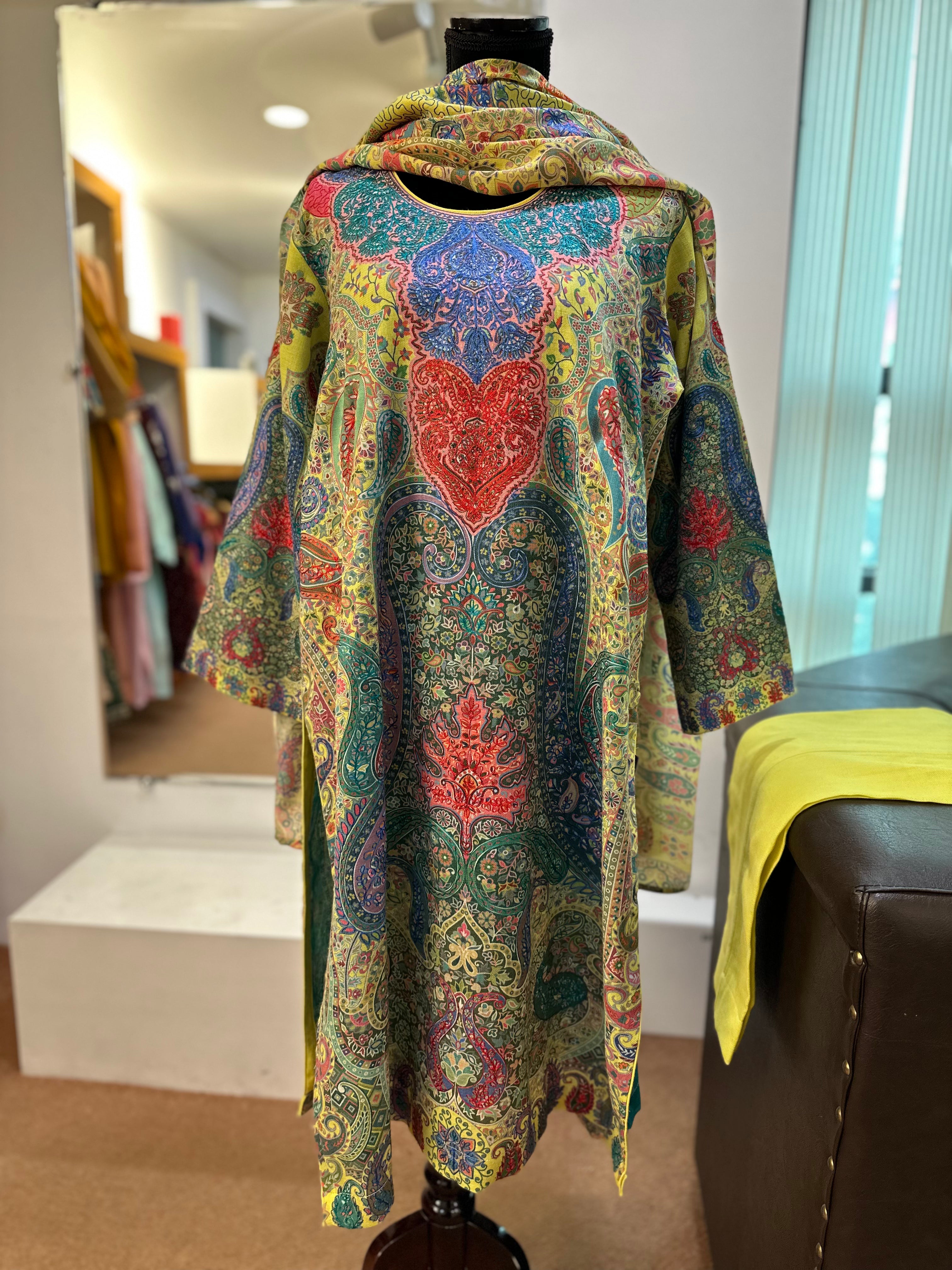 Kalamkari kurta set pbks697
