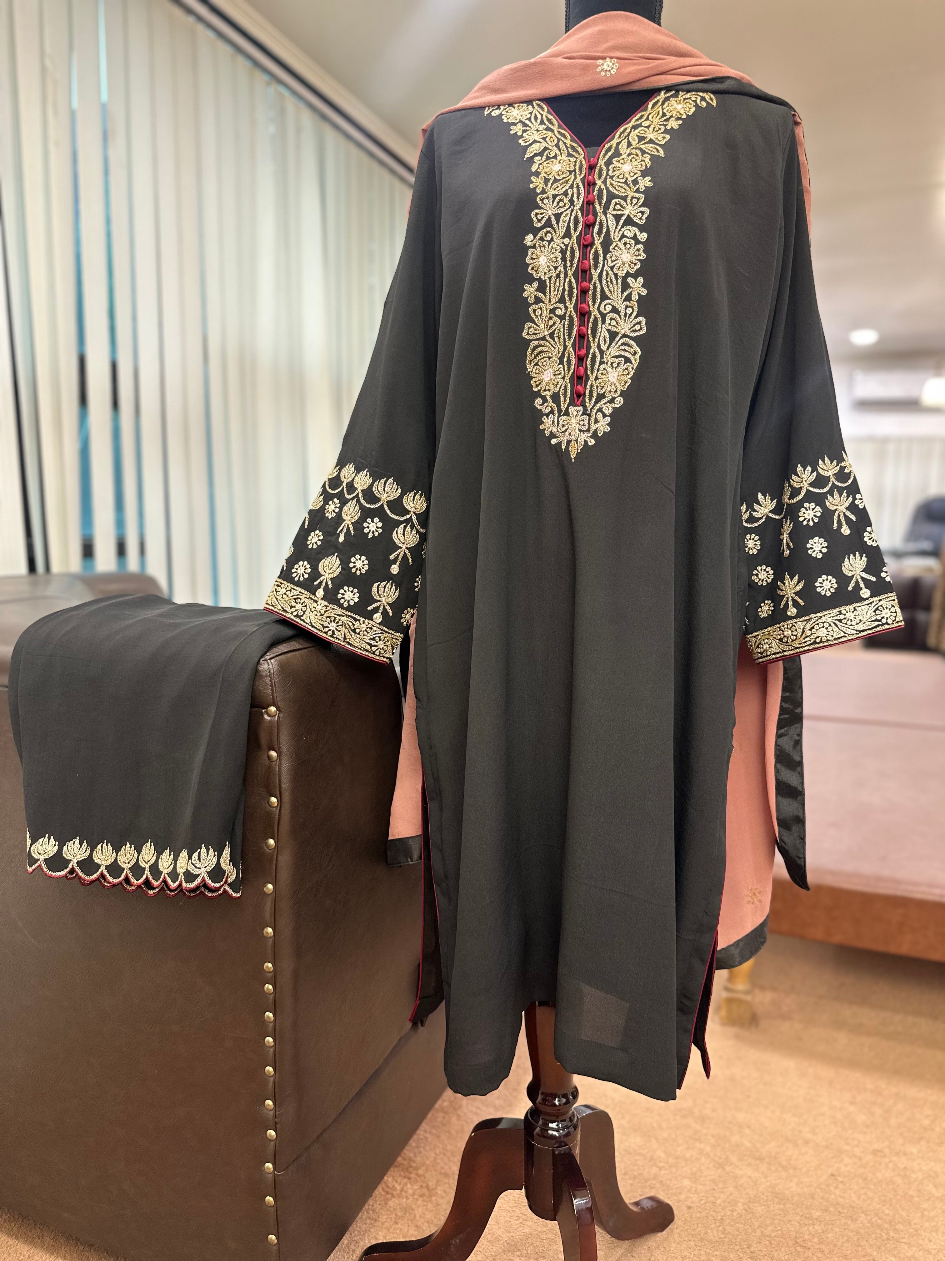 Pure crepe Kurta set Mtks780