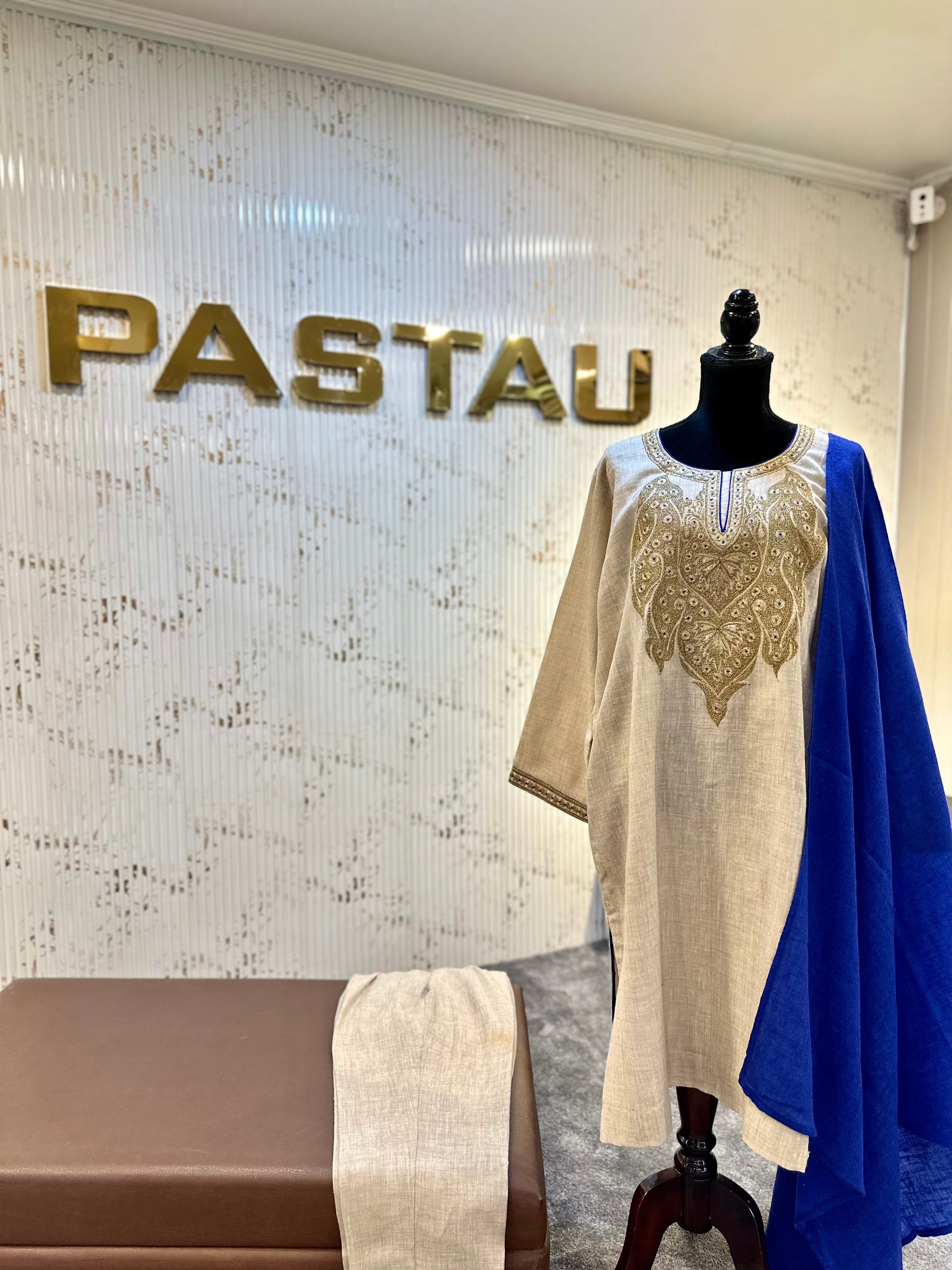 Purepashmina blend 3 piece pheran set