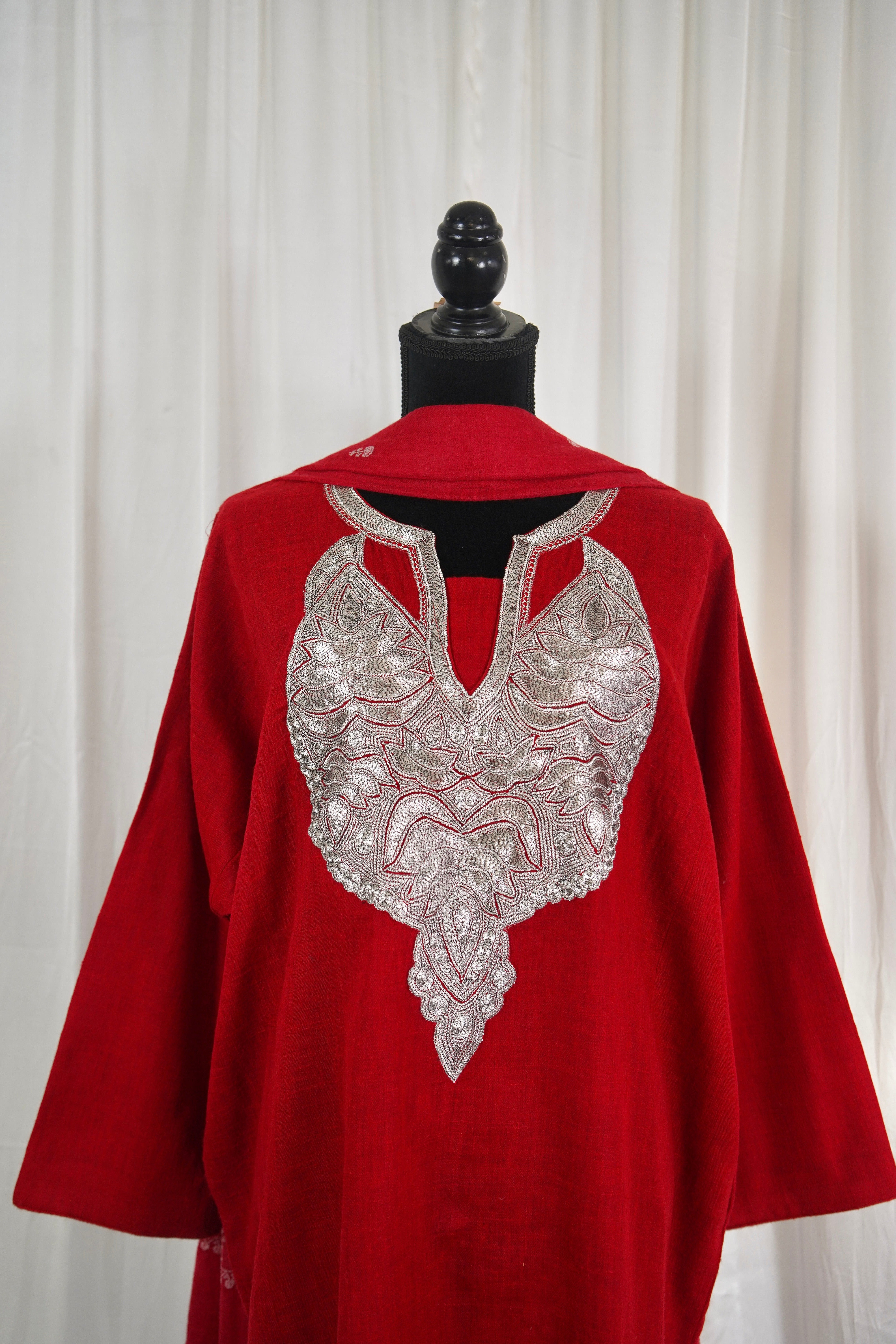 Purepashmina blend pheran set pwb485