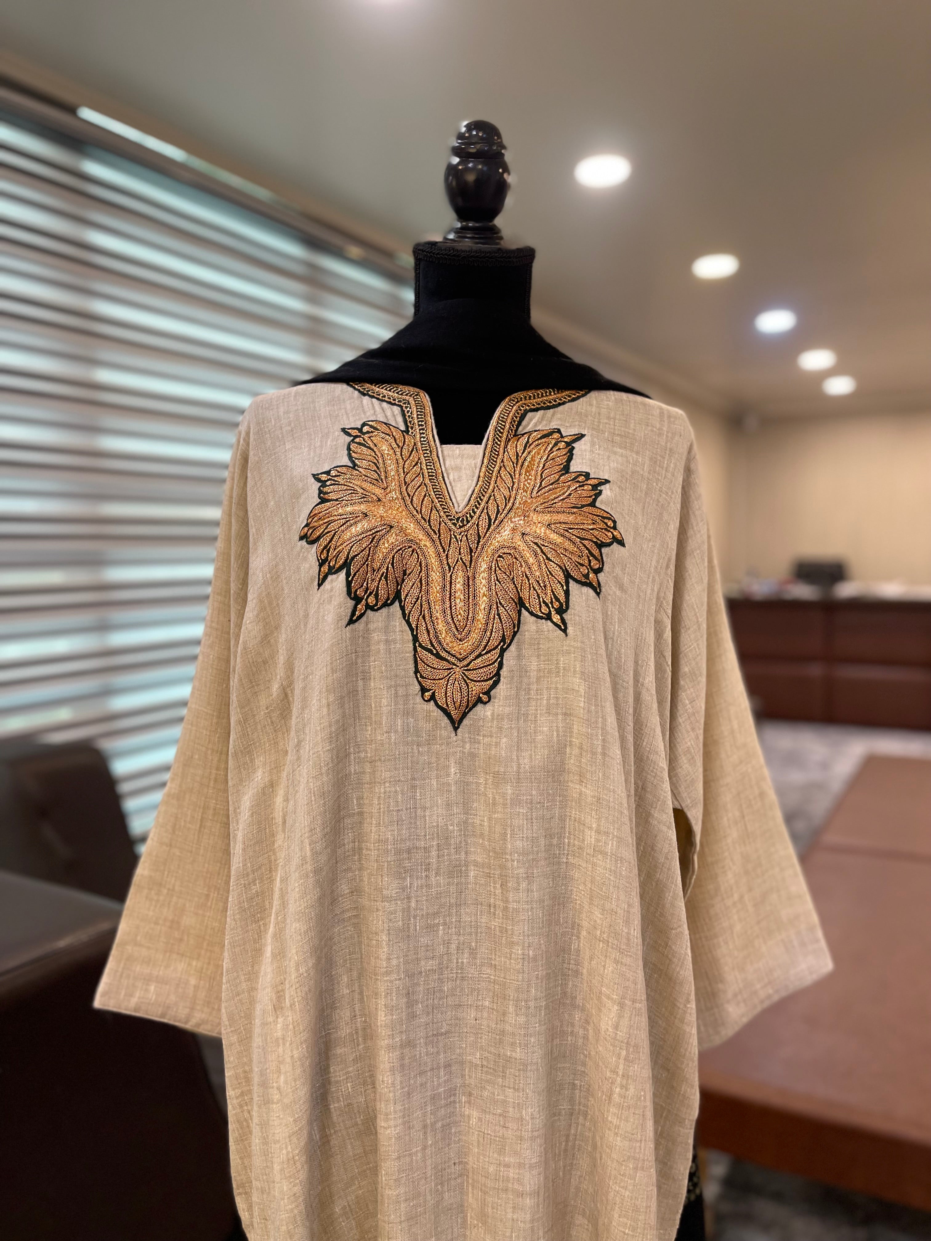 Pashmina blend pheran pwb504