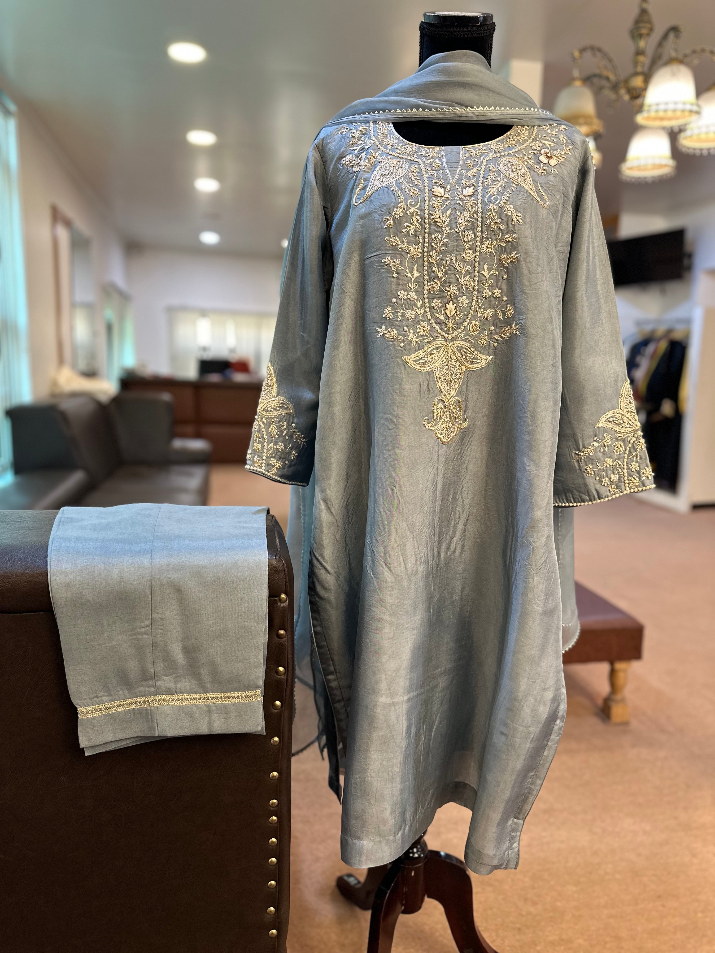 Handwork kurta set pbks835