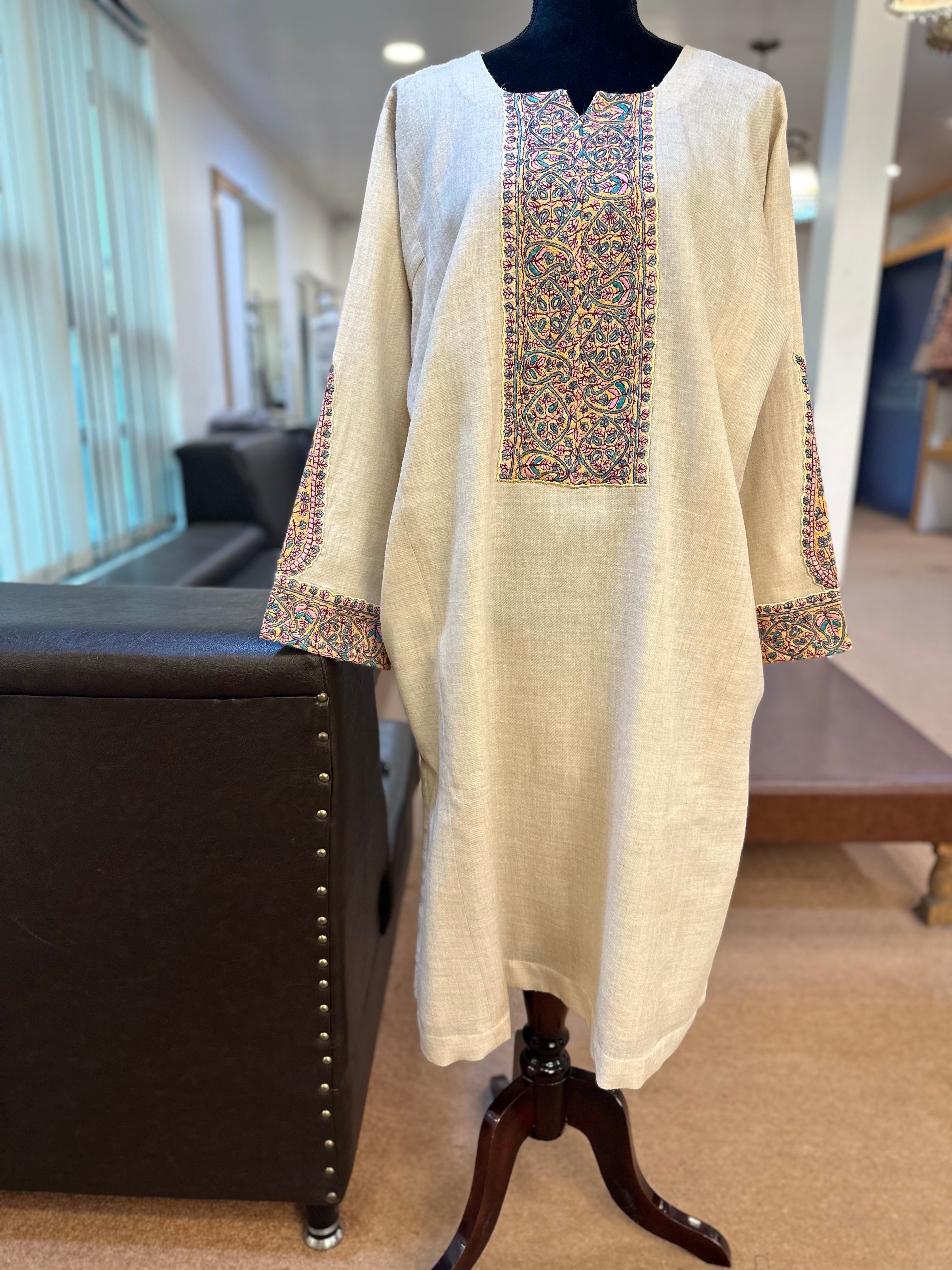Pashmina blend pheran pwb286