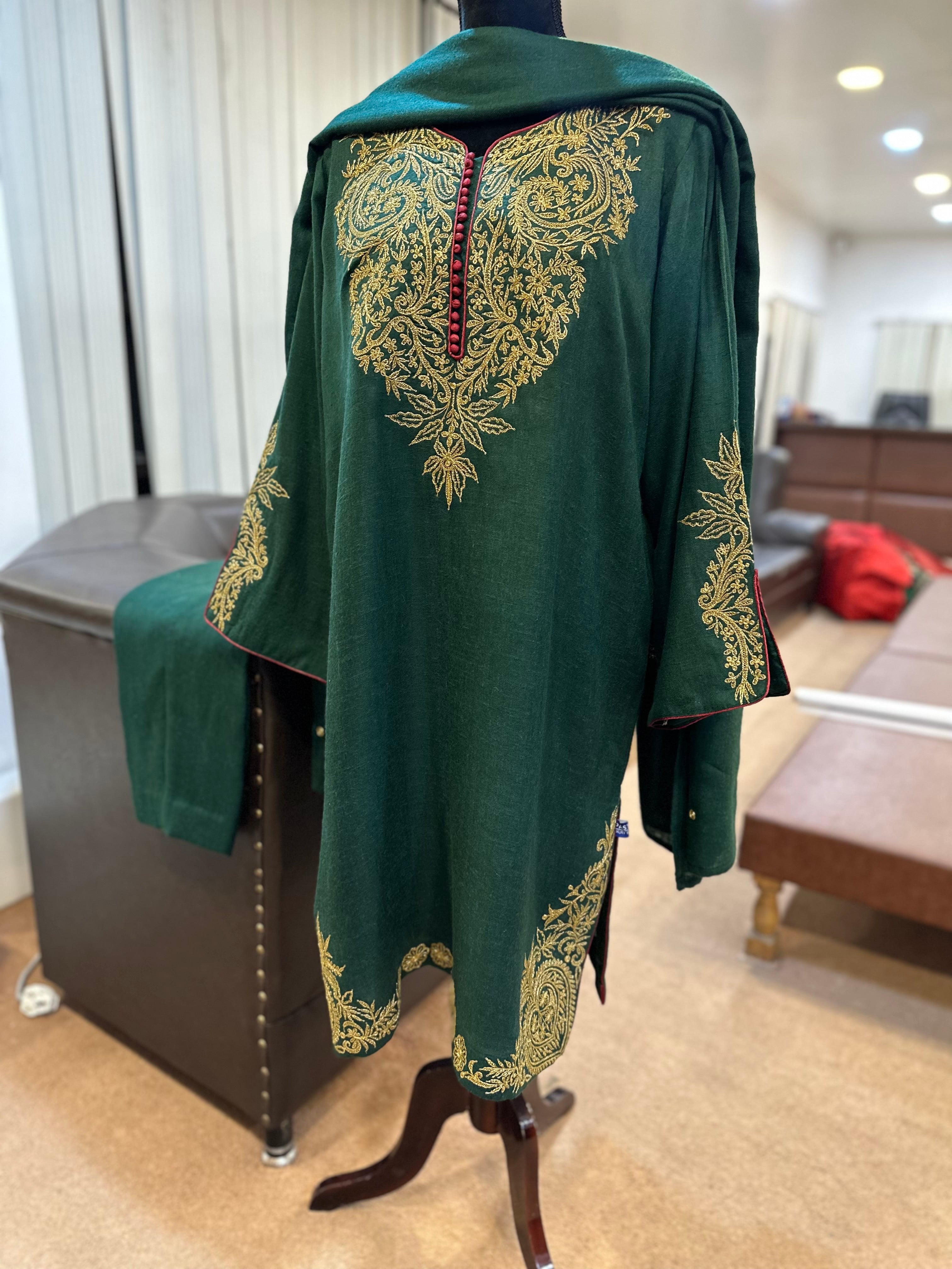 Purepashmina blend 3 piece kurta set pwb460